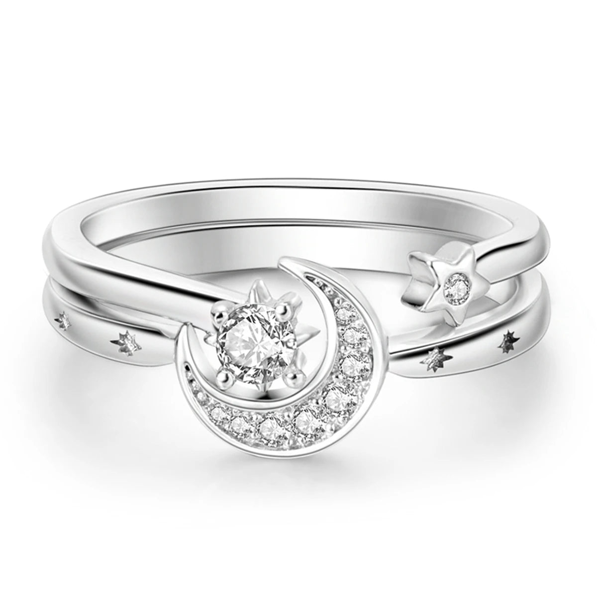 Silver Plated Women Luxury Stackable Ring Real Infinite Flower Daisy Fine Jewelry Rings For Engagement Weddling Party