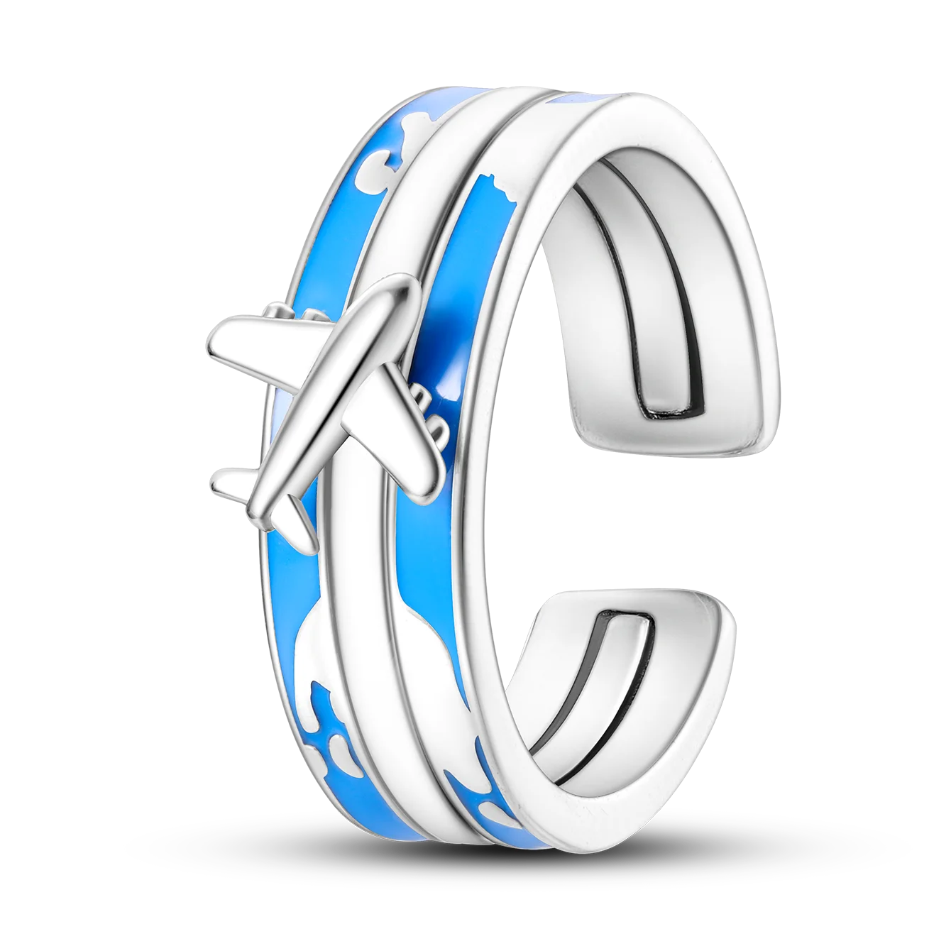 Silver Plated Women Luxury Stackable Ring Real Infinite Flower Daisy Fine Jewelry Rings For Engagement Weddling Party