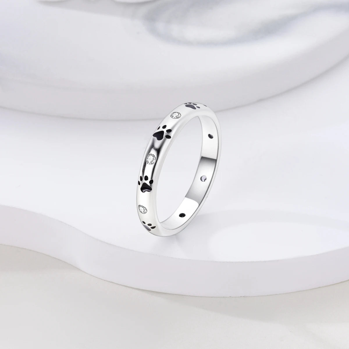 Silver Plated Women Luxury Stackable Ring Real Infinite Flower Daisy Fine Jewelry Rings For Engagement Weddling Party