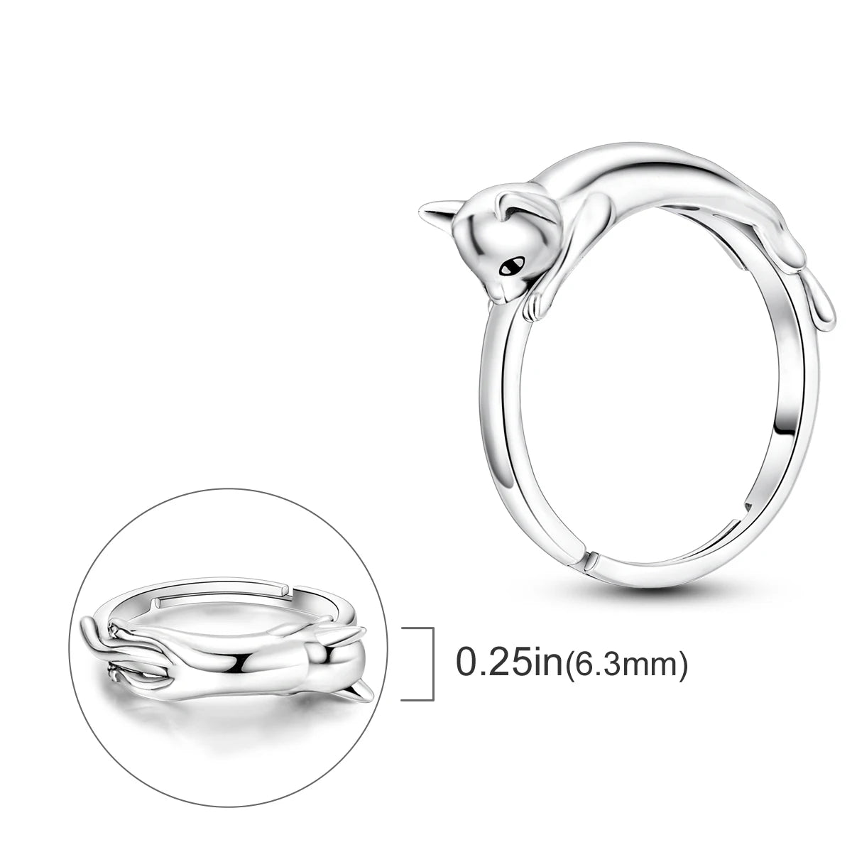 Silver Plated Women Luxury Stackable Ring Real Infinite Flower Daisy Fine Jewelry Rings For Engagement Weddling Party