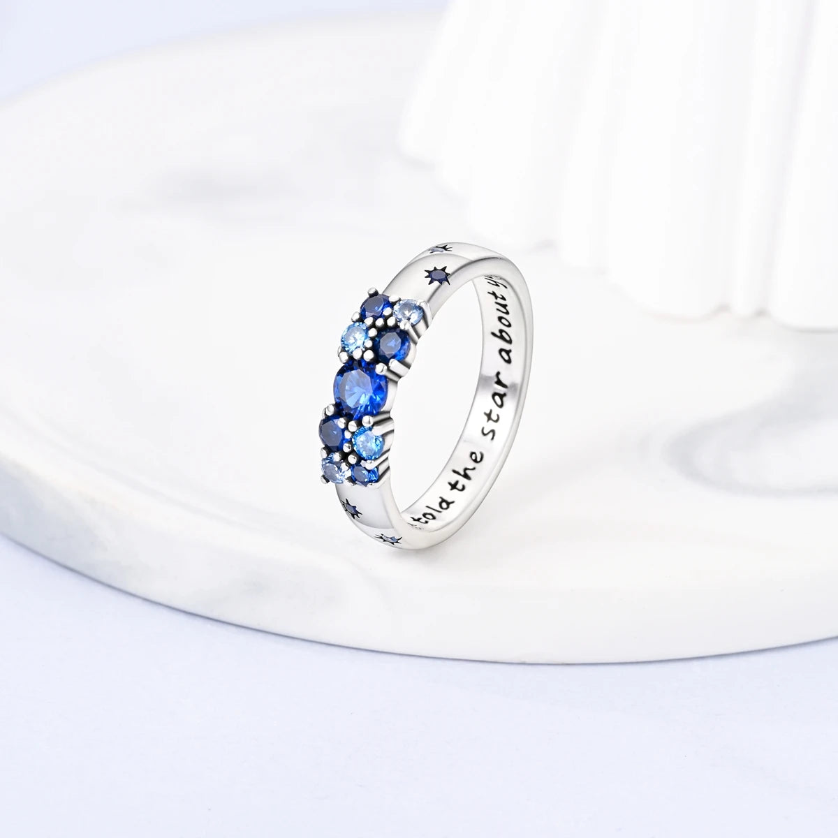 Silver Plated Women Luxury Stackable Ring Real Infinite Flower Daisy Fine Jewelry Rings For Engagement Weddling Party