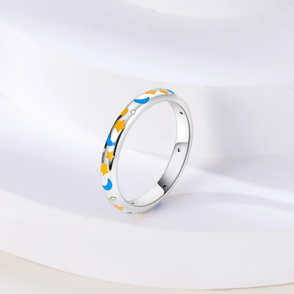 Silver Plated Women Luxury Stackable Ring Real Infinite Flower Daisy Fine Jewelry Rings For Engagement Weddling Party