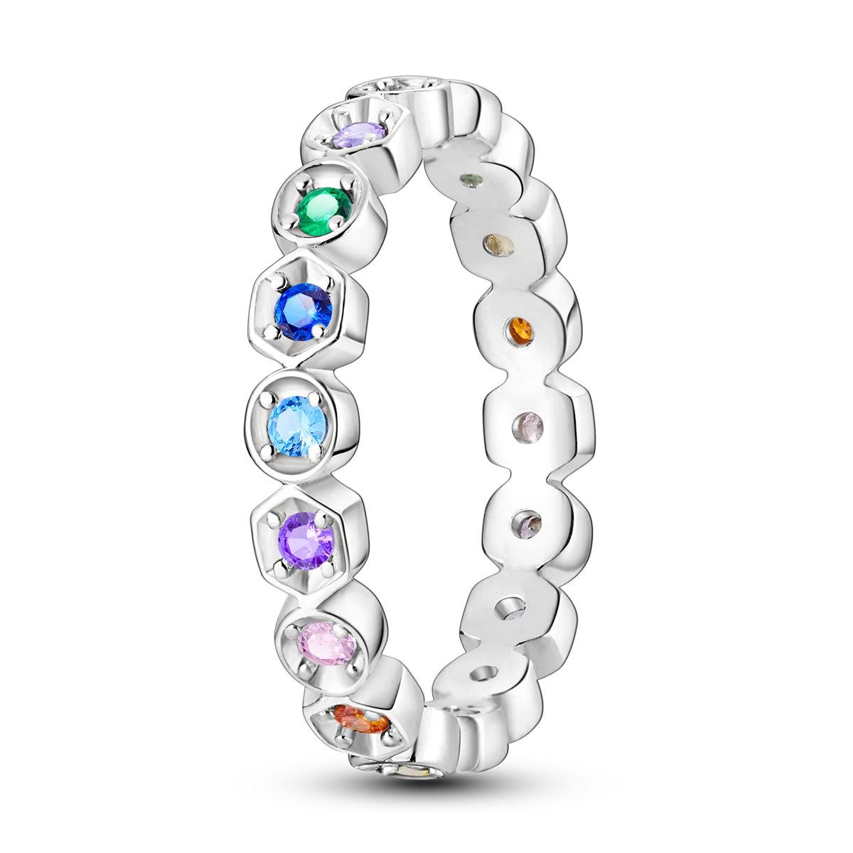 Silver Plated Women Luxury Stackable Ring Real Infinite Flower Daisy Fine Jewelry Rings For Engagement Weddling Party