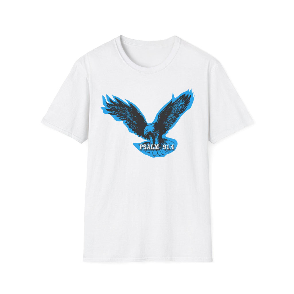 Eagle Tshirt For Men Women Bible Verse Shirt Gift For Mom Dad Jesus-themed apparel Bible Verse Psalm 91 Tee