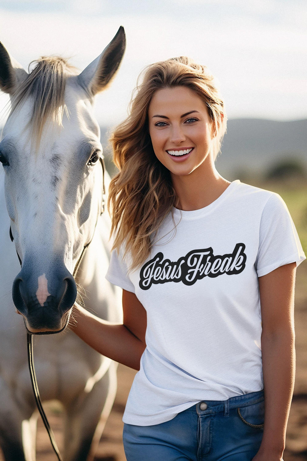 Unisex T-shirt Jesus Freak Tee Religious T-shirt Gift For Men Women Shirt Christian Apparel For Christian Mom Dad Tee
