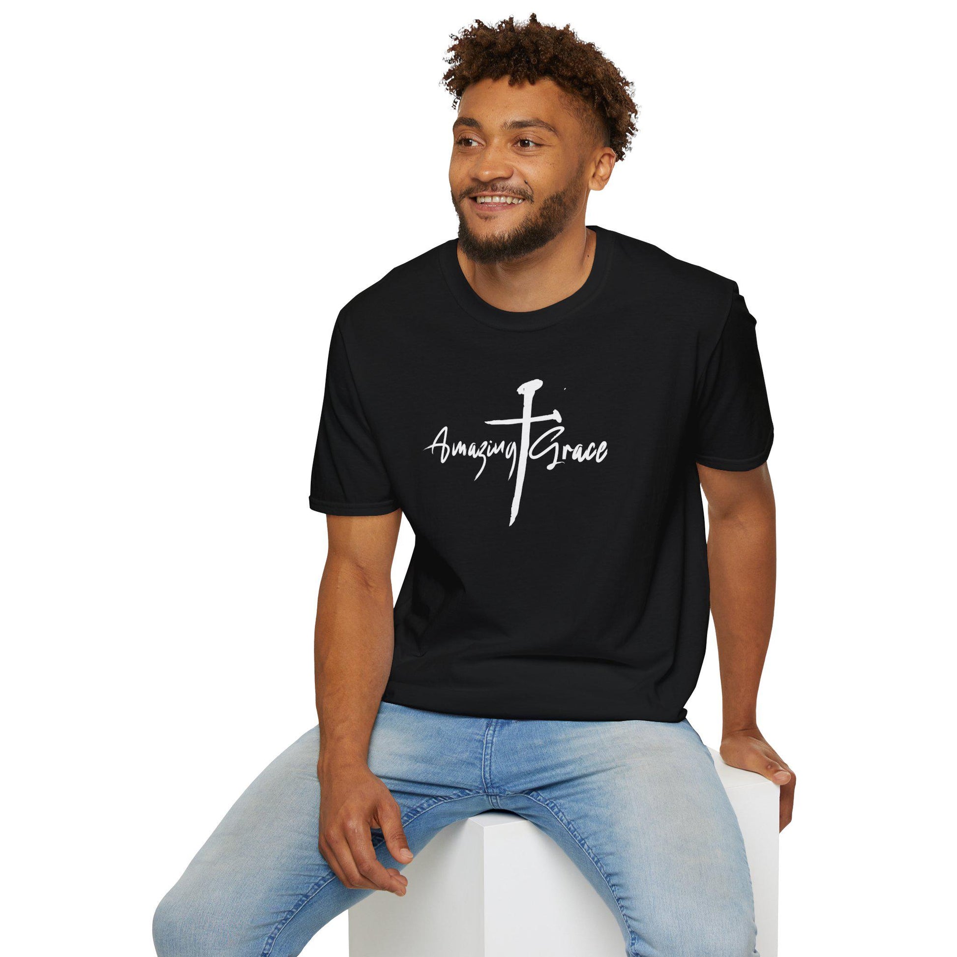 Unisex Amazing Grace T-Shirt For Men Women For Christian Men Women Tee Gift Apparel Bible Verse Tshirt