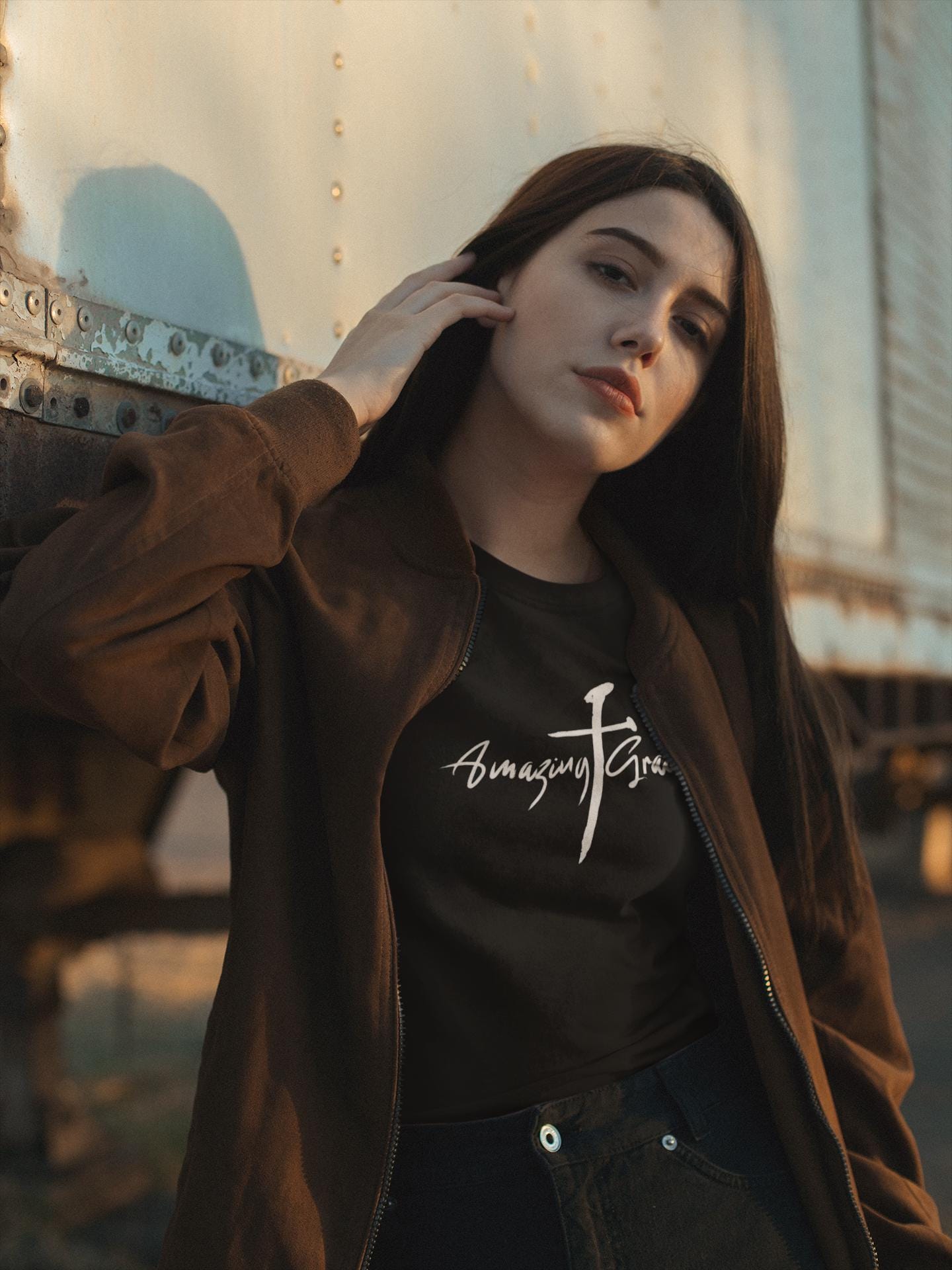 Unisex Amazing Grace T-Shirt For Men Women For Christian Men Women Tee Gift Apparel Bible Verse Tshirt