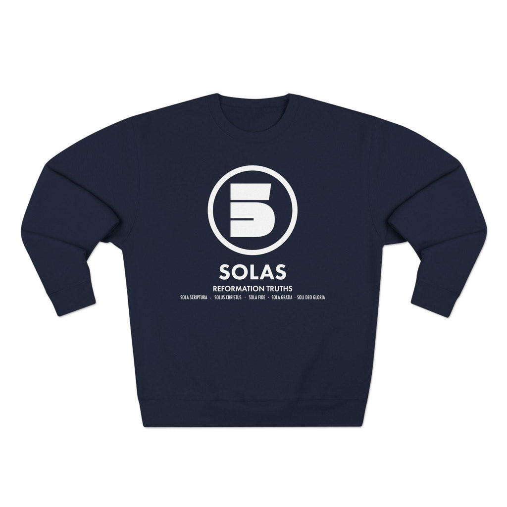 Sweatshirt Modern Design For Christian Men Women Crewneck Sweatshirt Clothing Design Apparel For Gift Men Women Five Solas Graphic