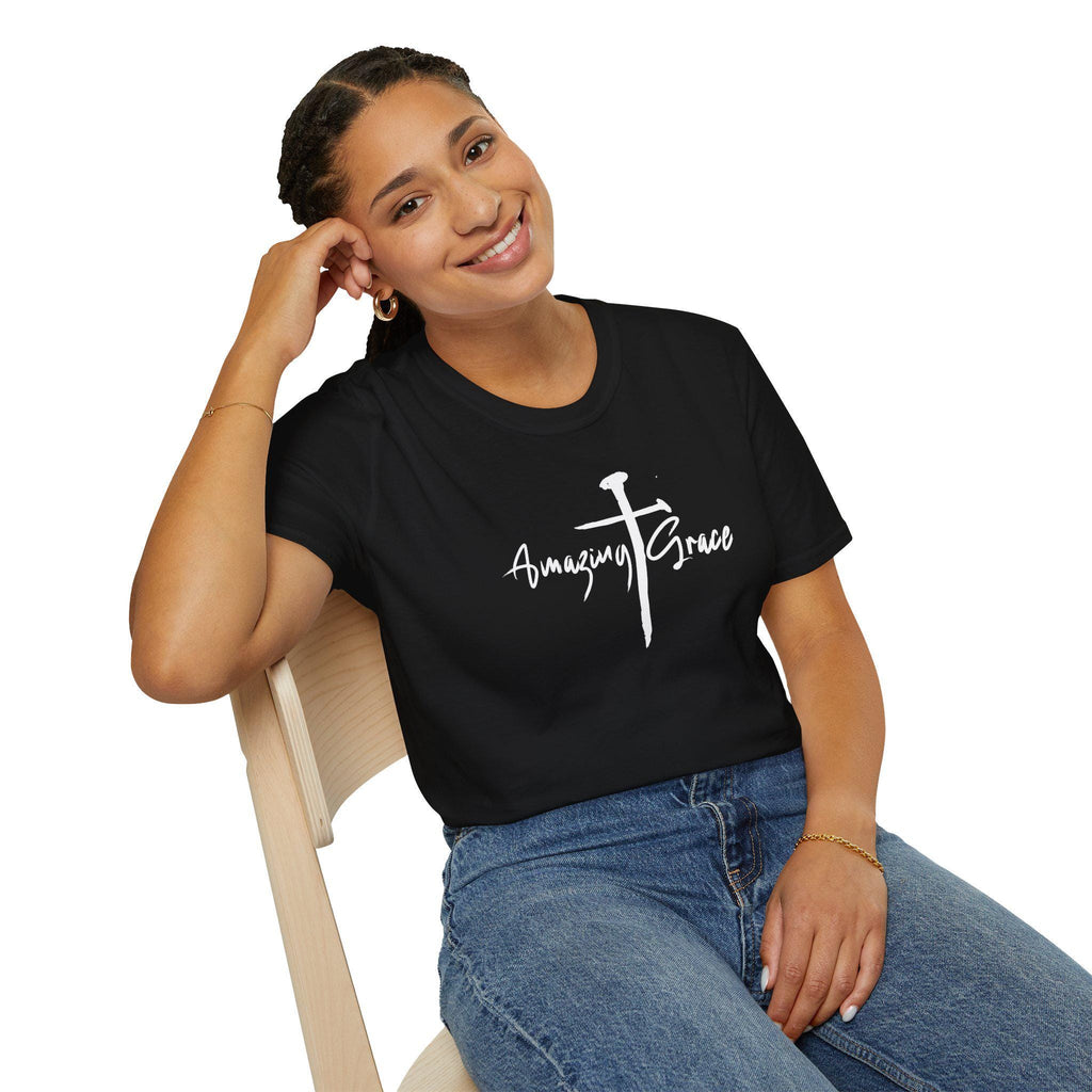 Unisex Amazing Grace T-Shirt For Men Women For Christian Men Women Tee Gift Apparel Bible Verse Tshirt