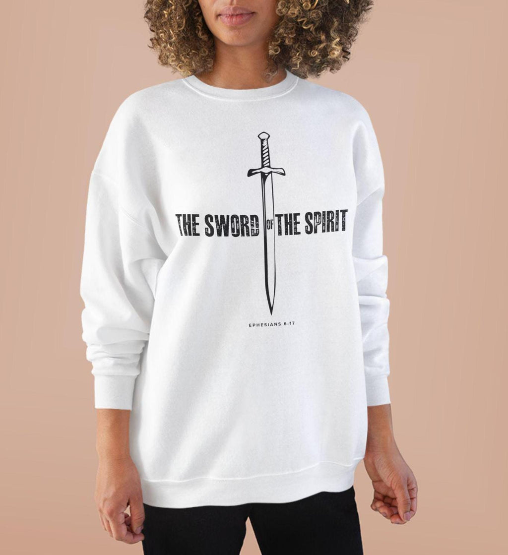 Christian Sweatshirt For Men Women Christian Mom Dad Apparel Christian Shirt Bible Verse Ephesians Crewneck Sweatshirt, Apparel