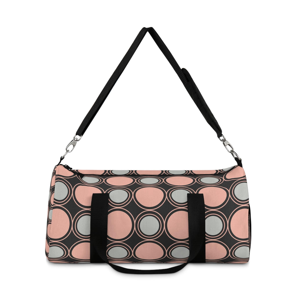 Designer Circle Print Duffel Bag For Her Travel Bag Gift for Her Best Friend Gift Duffel Bag Modern Gym Yoga Gear for Fitness Enthusiasts - A Kingdom Lifestyle