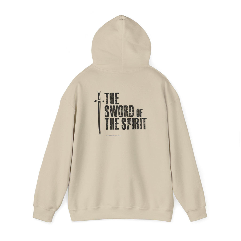 Christian Sweatshirt For Christian Men Women Mom Dad Christian Shirt Bible Verse The Sword of Spirit Scripture Hooded Sweatshirt Apparel