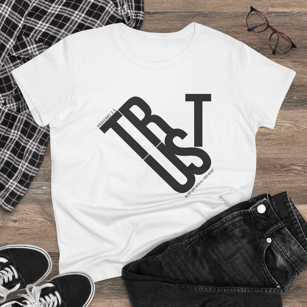 Inspirational T-Shirt For Women Bible Verse Graphic Cotton Tee For Christian Women Clothing Faith-inspired fashion Shirt Gift