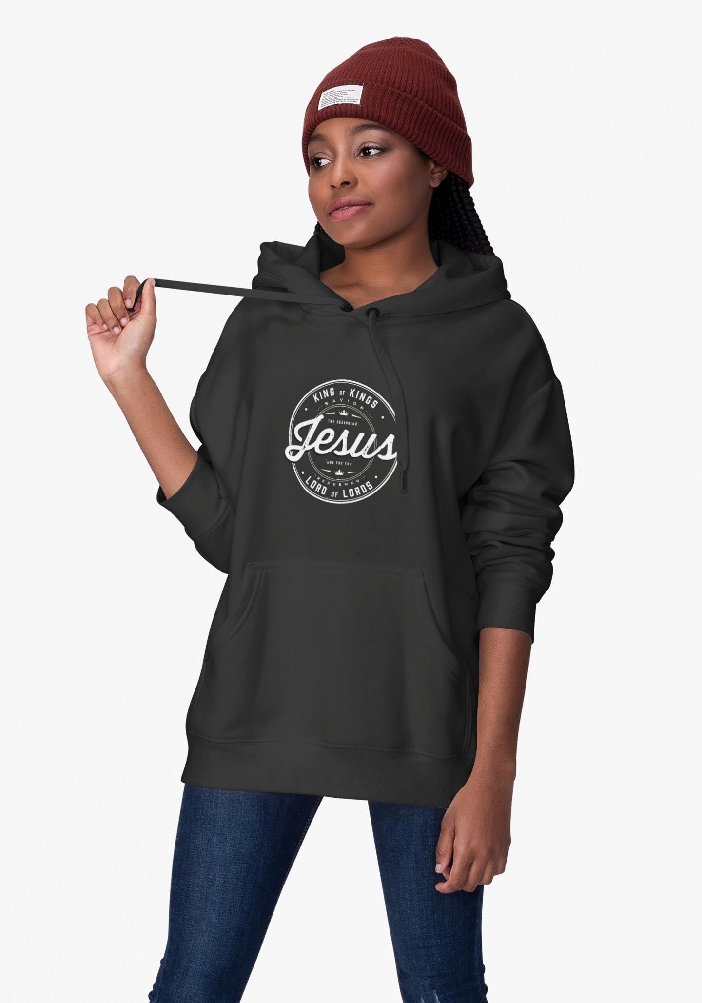Jesus Hoodie Sweatshirt For Christian Men Women College Sweatshirt For Mom Dad Gift Christian Apparel Jesus Graphic Sweatshirt