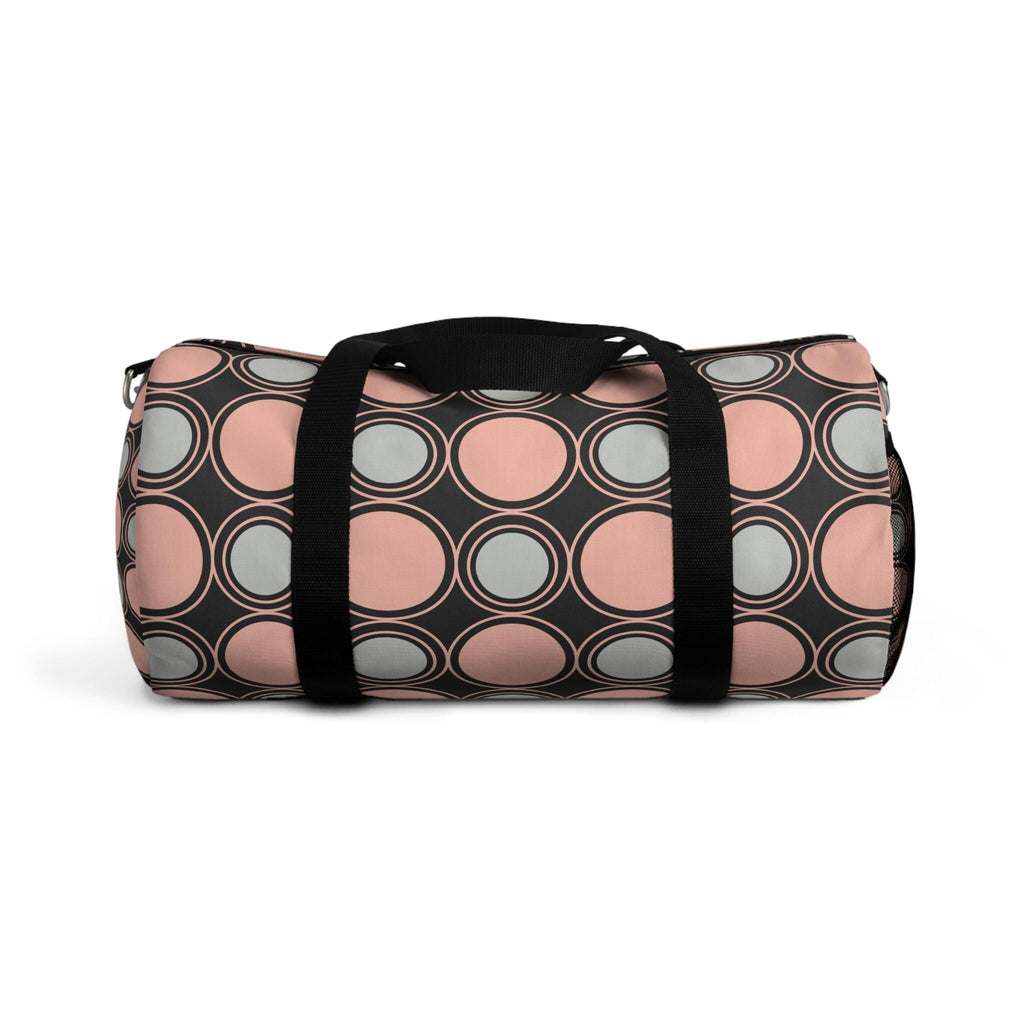Designer Circle Print Duffel Bag For Her Travel Bag Gift for Her Best Friend Gift Duffel Bag Modern Gym Yoga Gear for Fitness Enthusiasts - A Kingdom Lifestyle
