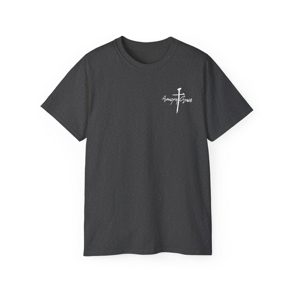 Christian Tshirt Christian Men Women Gift Cotton Tee Apparel T-Shirt Amazing Grace Tee