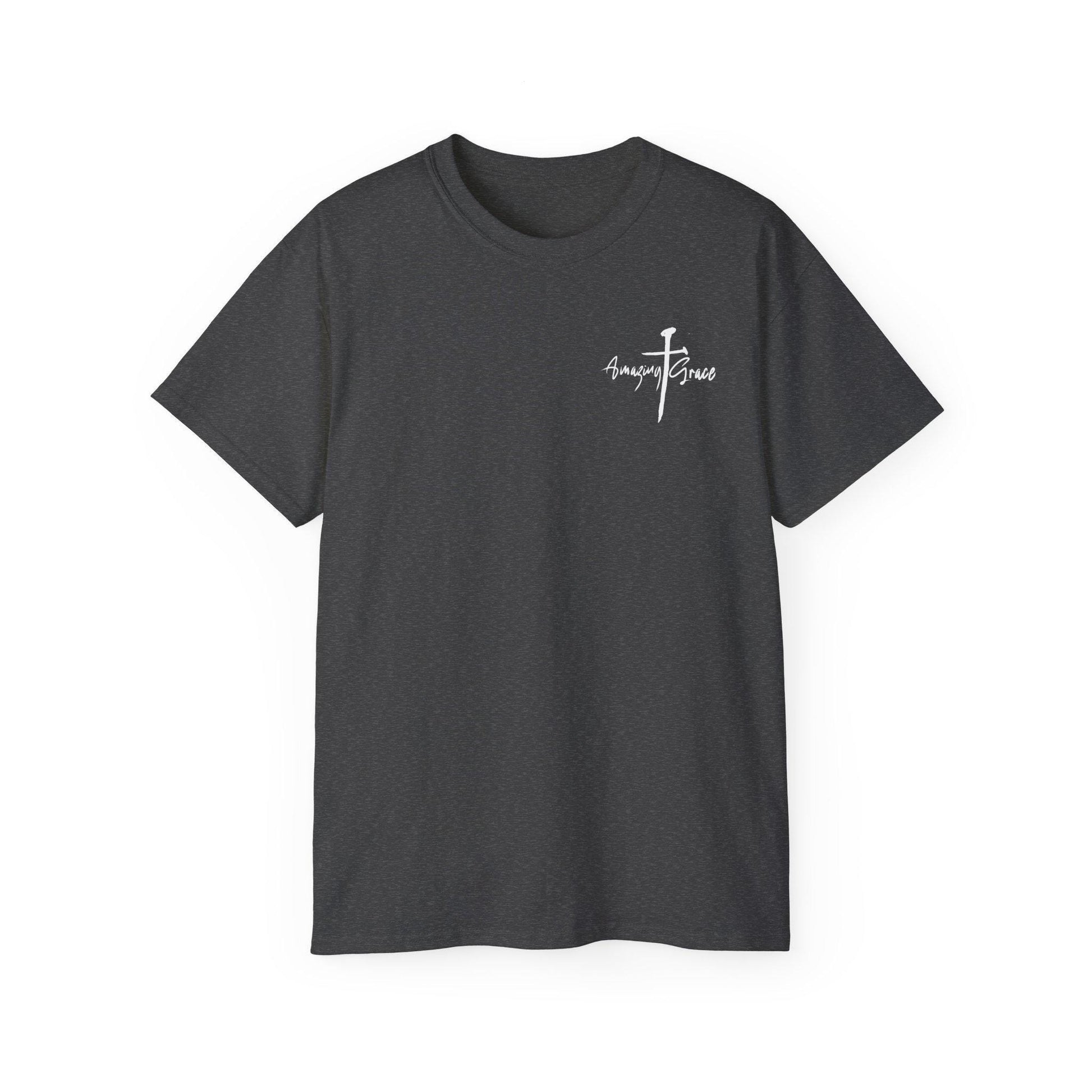 Christian Tshirt Christian Men Women Gift Cotton Tee Apparel T-Shirt Amazing Grace Tee