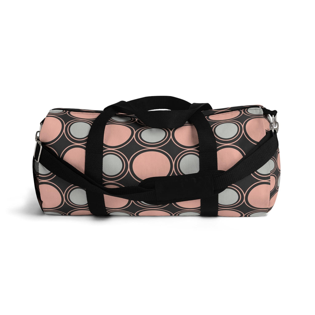 Designer Circle Print Duffel Bag For Her Travel Bag Gift for Her Best Friend Gift Duffel Bag Modern Gym Yoga Gear for Fitness Enthusiasts - A Kingdom Lifestyle
