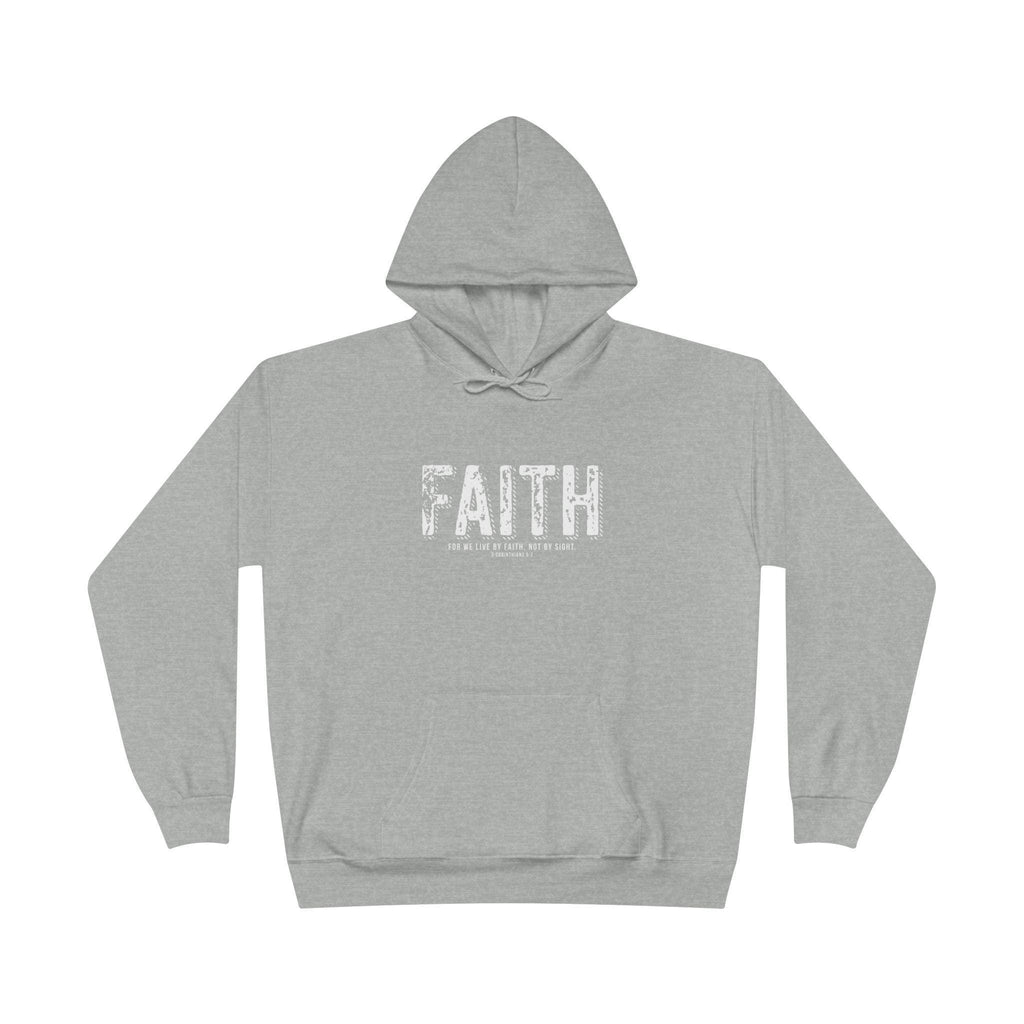 Christian Pullover Hoodie For Christian Men Women Pullover Hoodie Sweatshirt Christian Apparel For We Live By Faith Bible Verse