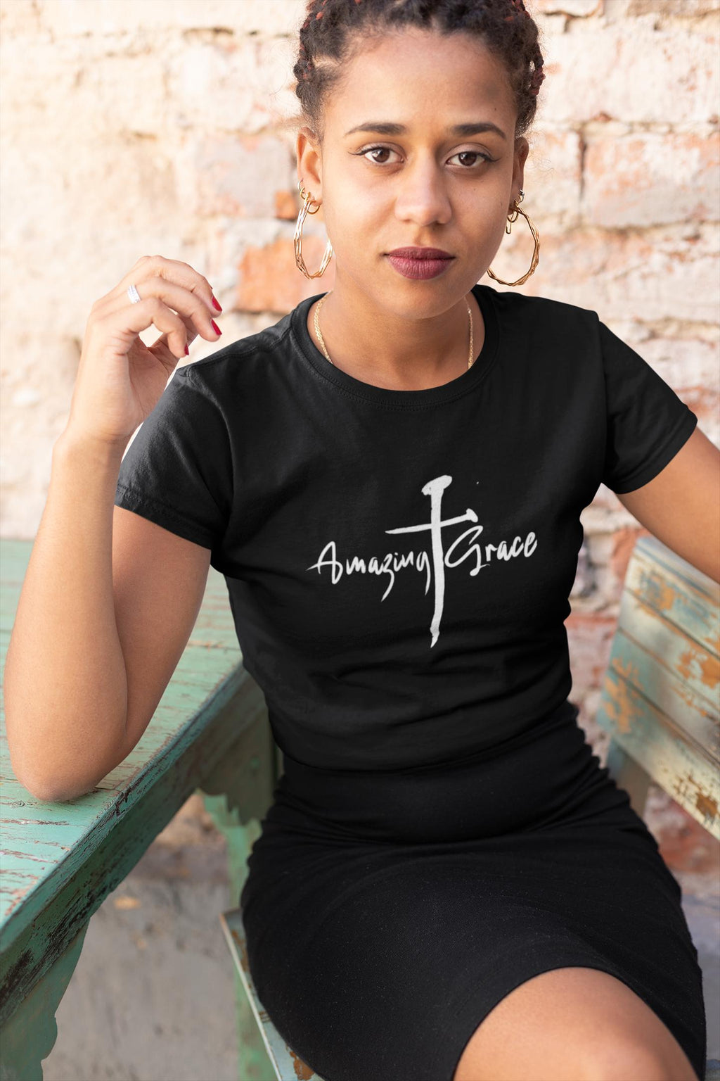 Unisex Amazing Grace T-Shirt For Men Women For Christian Men Women Tee Gift Apparel Bible Verse Tshirt
