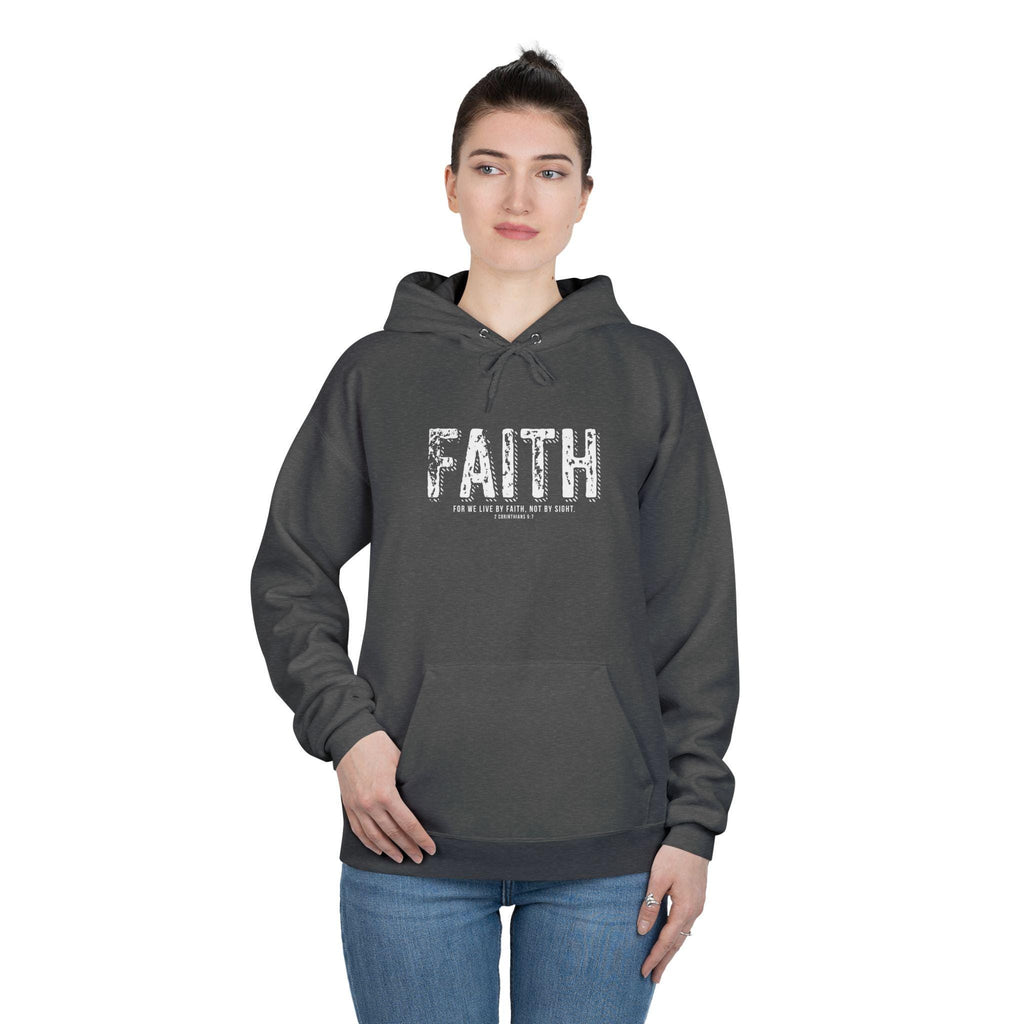 Christian Pullover Hoodie For Christian Men Women Pullover Hoodie Sweatshirt Christian Apparel For We Live By Faith Bible Verse