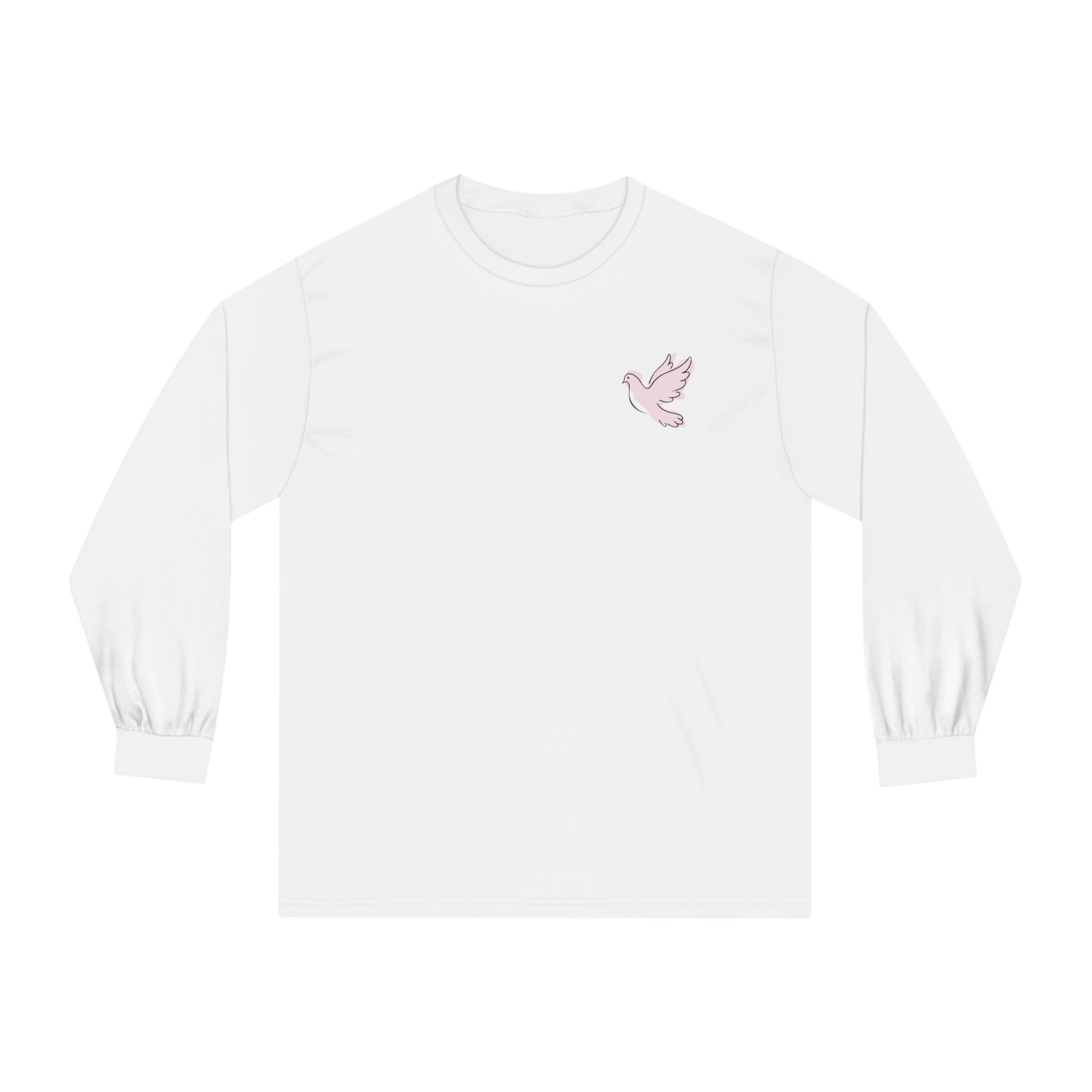 Psalm 55.6 Dove Scripture T-Shirt, Christian Women's Classic Long Sleeve Tee, Apparel - A Kingdom Lifestyle