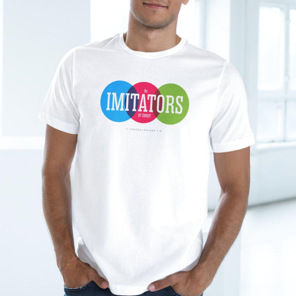 Christian T-Shirt For Christian Men Women Tshirt Christian Apparel Gift Mom Dad Be Immitators Of Christ Graphic Bible Verse Tee - A Kingdom Lifestyle