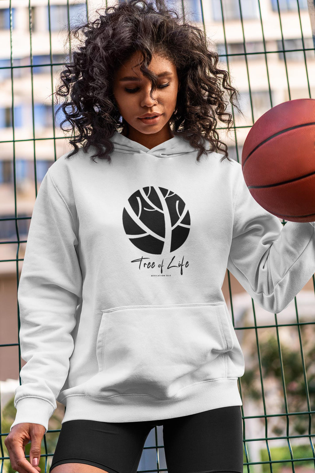 Adidas Unisex Fleece Hoodie Unisex Bible Verse Tree Of Life Hoodie Inspirational Hoodie Gift For Her Him - A Kingdom Lifestyle