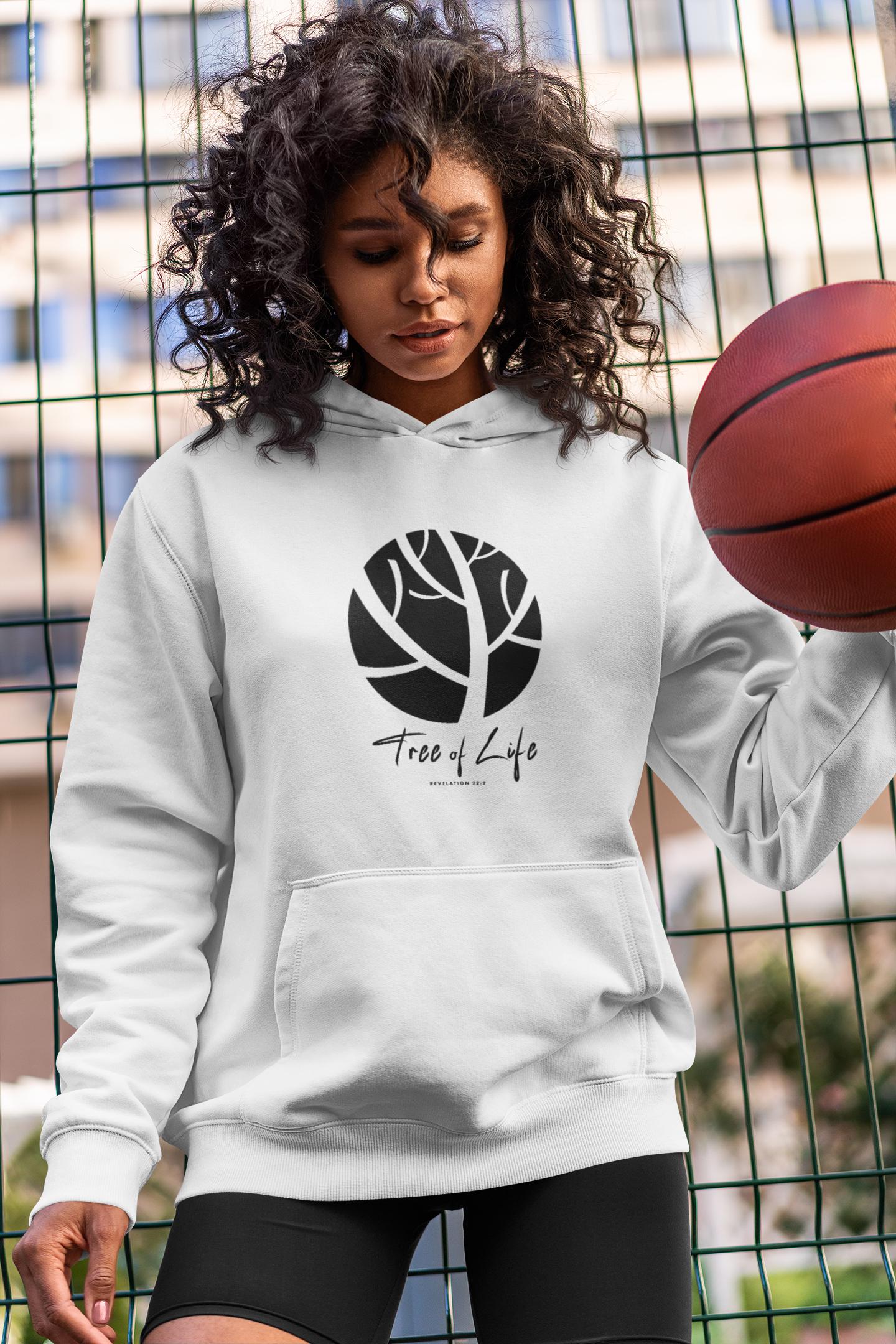 Adidas Unisex Fleece Hoodie Unisex Bible Verse Tree Of Life Hoodie Inspirational Hoodie Gift For Her Him - A Kingdom Lifestyle
