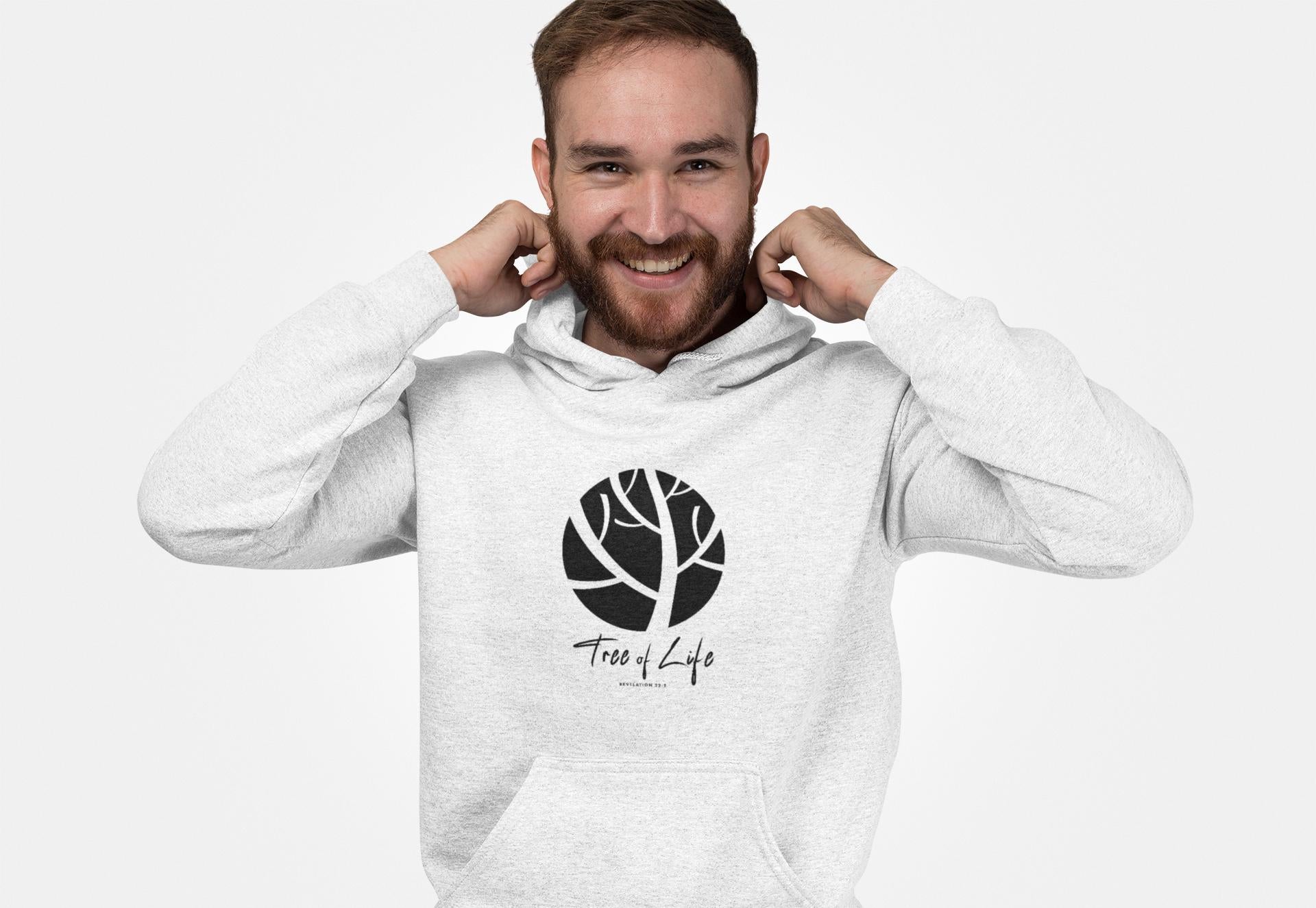 Adidas Unisex Fleece Hoodie Unisex Bible Verse Tree Of Life Hoodie Inspirational Hoodie Gift For Her Him - A Kingdom Lifestyle