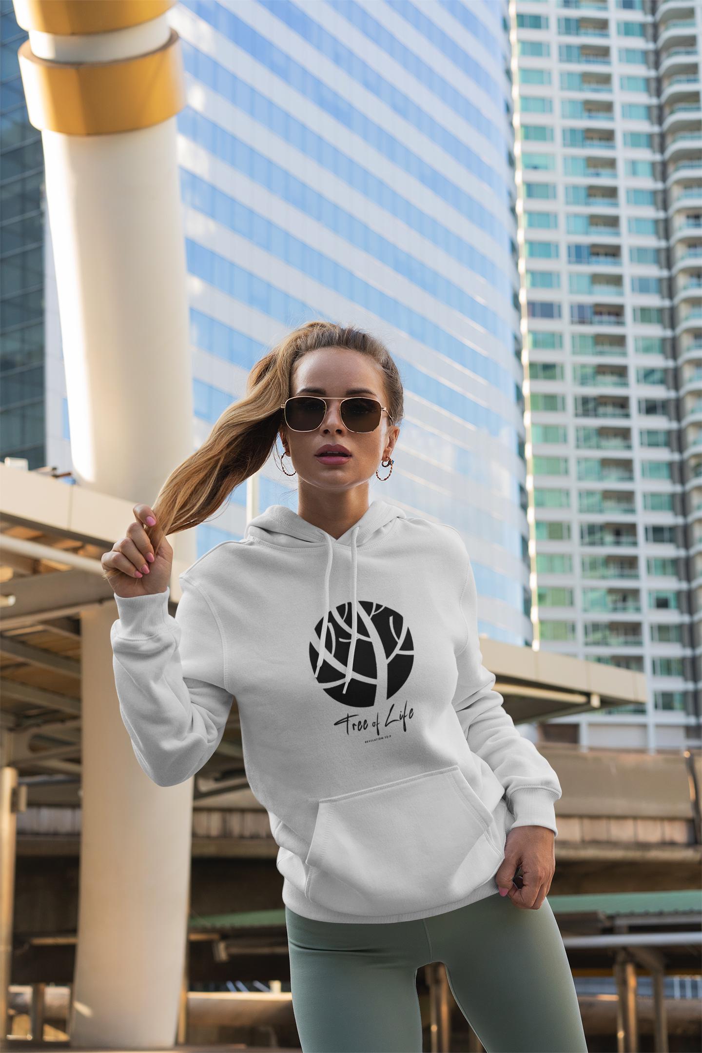 Adidas Unisex Fleece Hoodie Unisex Bible Verse Tree Of Life Hoodie Inspirational Hoodie Gift For Her Him - A Kingdom Lifestyle