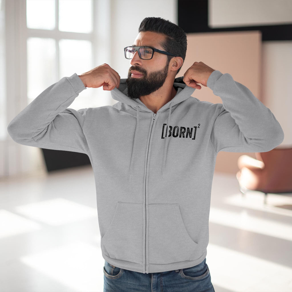 Unisex Hooded Sweatshirt For Christian Men Women Apparel Gift for Christian Mom Dad Christian Gift Hooded full Zip Sweatshirt - A Kingdom Lifestyle
