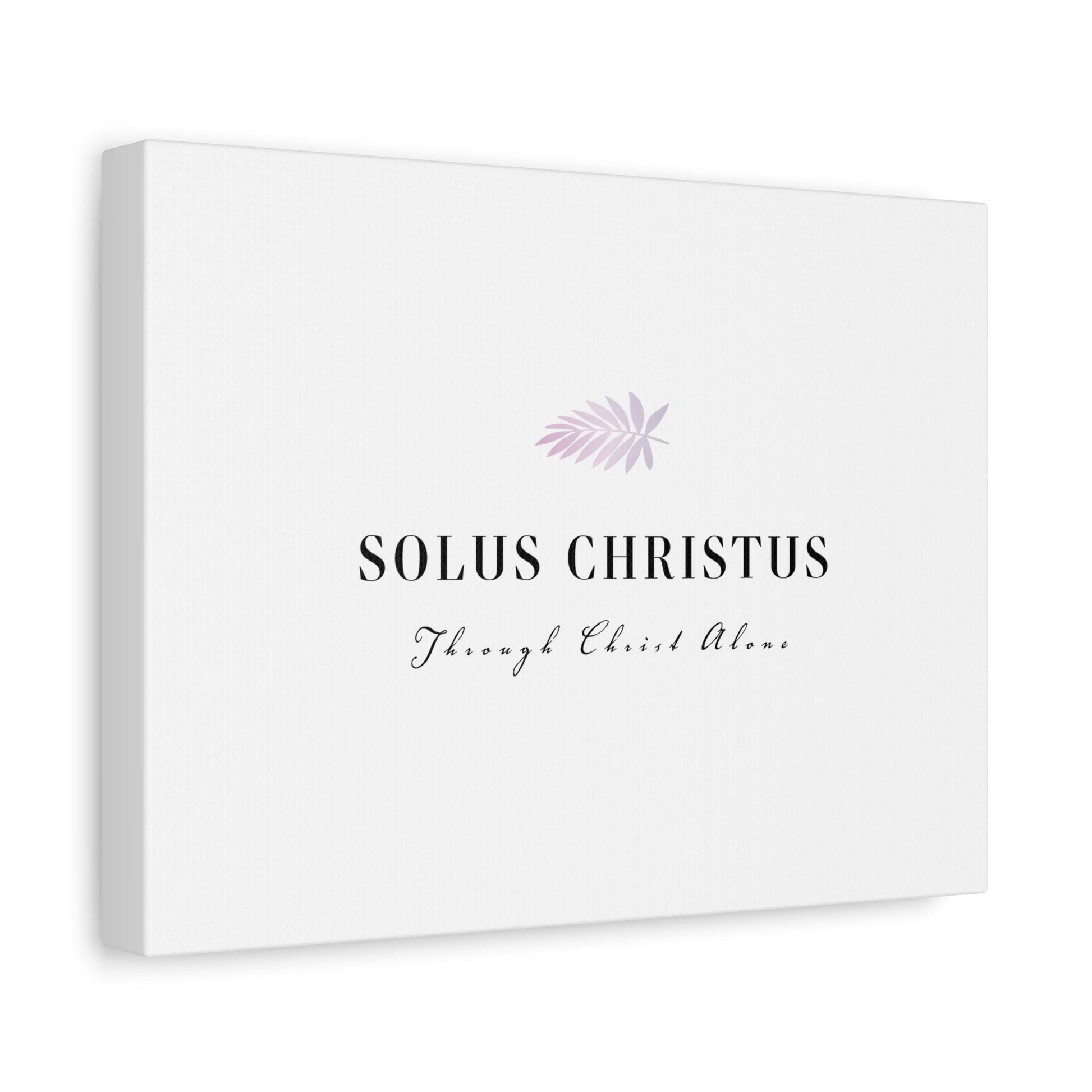 5 Solas Series Canvas Wall Art Home & Living Matte Canvas Stretched Christian Gift Home Decor Solus Christus Verse. Add this statement piece to your collection today! Limited stock available. - A Kingdom Lifestyle