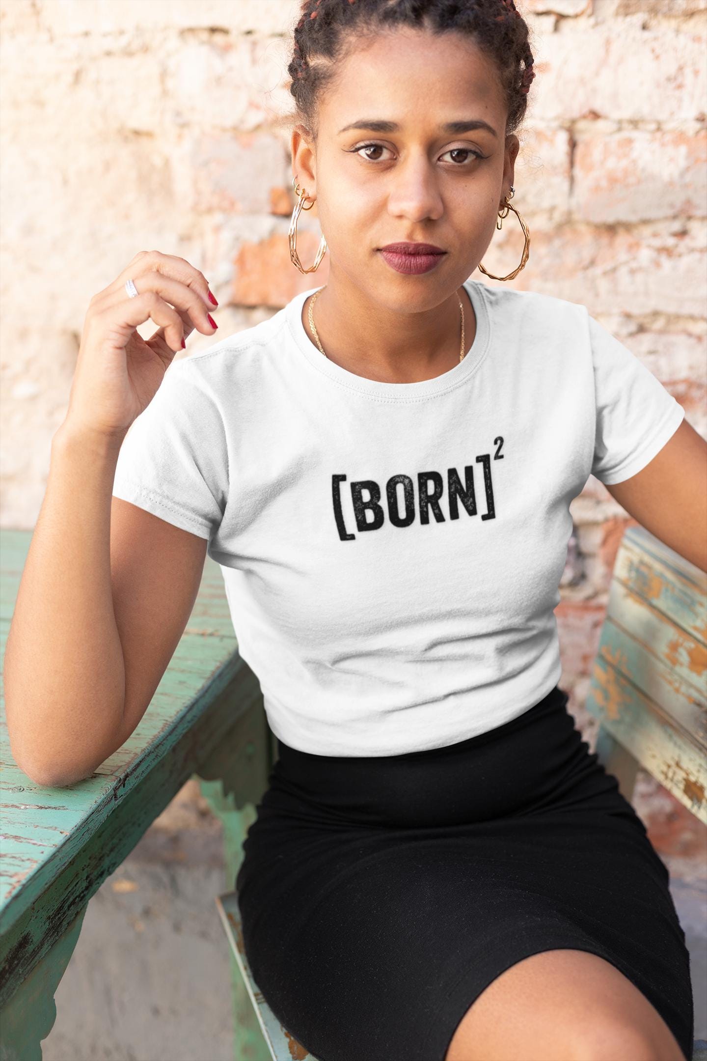Slim Fit T-Shirt For Christian Women Faith-based fashion Gift For Christian Shirt Christian Apparel Lady Shirt Born Again Graphic Tee - A Kingdom Lifestyle