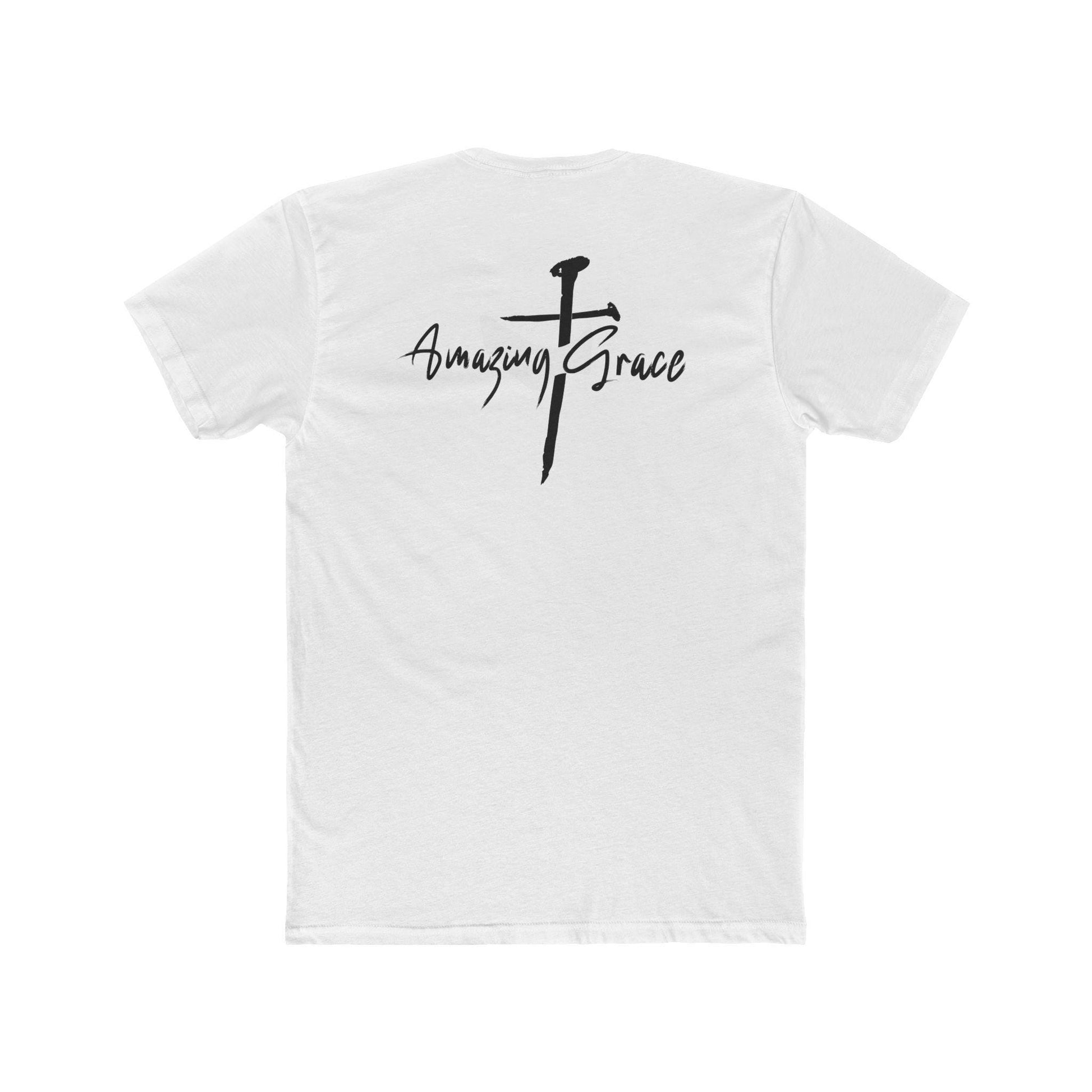 Amazing Grace Graphic Shirt Christian Unisex Tee Premium fitted ShortSleeve Shirt Religious Tee Apparel T-shirt - A Kingdom Lifestyle