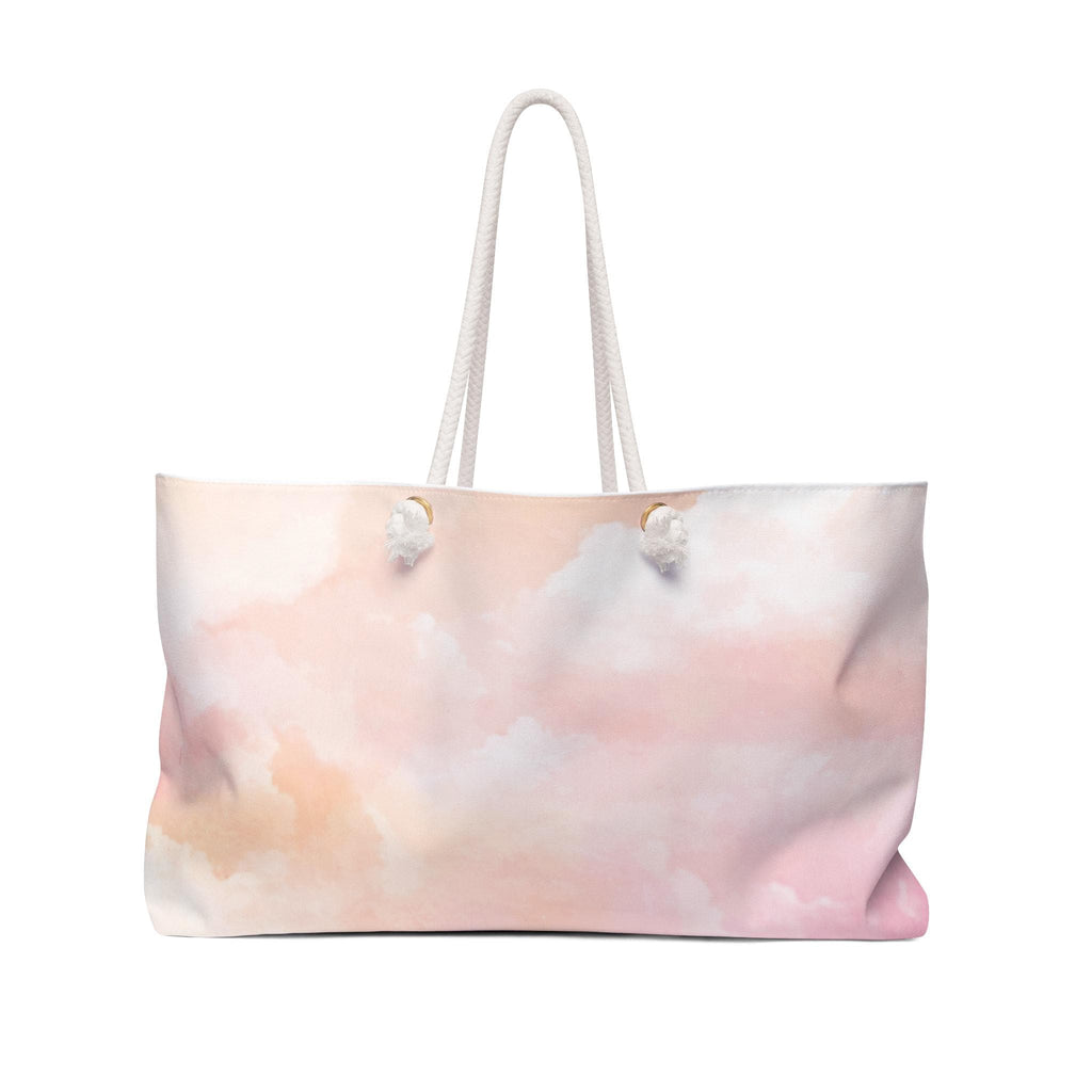 Weekender Tote Bag Watercolor Print Tote Weekender Bag Oversized Beach Tote Lake Trip Bag Travel Duffel Spring Break Vacation Gift - A Kingdom Lifestyle