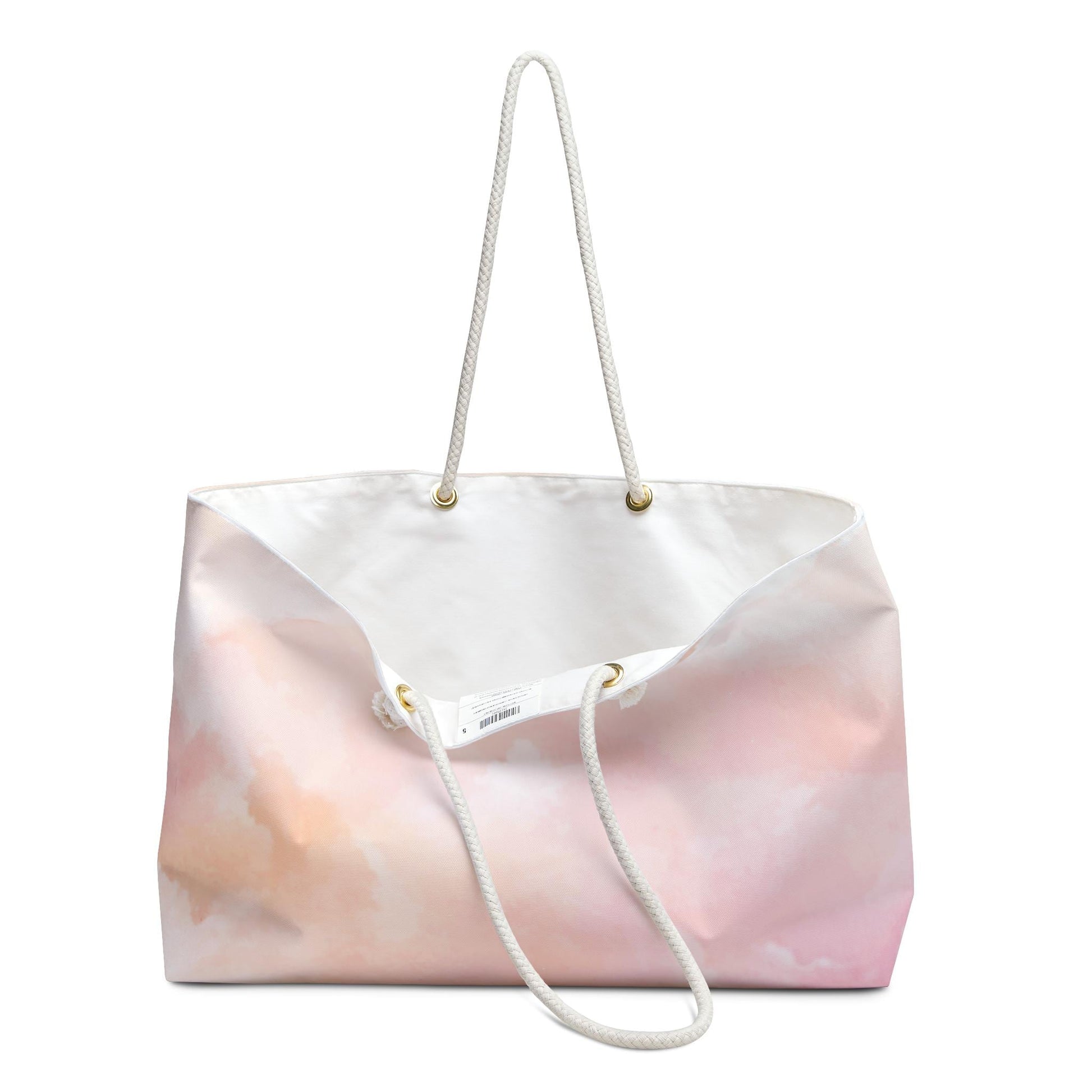Weekender Tote Bag Watercolor Print Tote Weekender Bag Oversized Beach Tote Lake Trip Bag Travel Duffel Spring Break Vacation Gift - A Kingdom Lifestyle