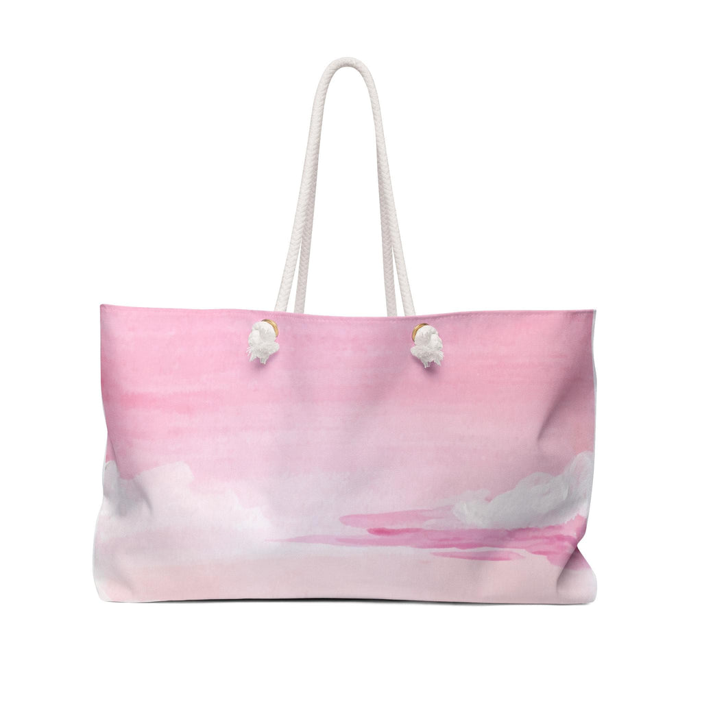 Weekender Tote Bag Watercolor Print For Her Oversized Weekender Bag For Travel Duffel Bag Spring Break Vacation Gift For Her - A Kingdom Lifestyle