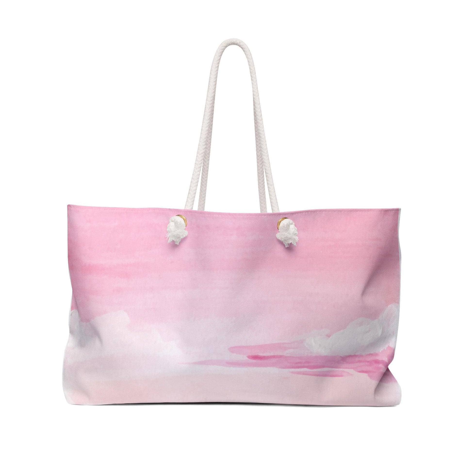 Weekender Tote Bag Watercolor Print For Her Oversized Weekender Bag For Travel Duffel Bag Spring Break Vacation Gift For Her - A Kingdom Lifestyle