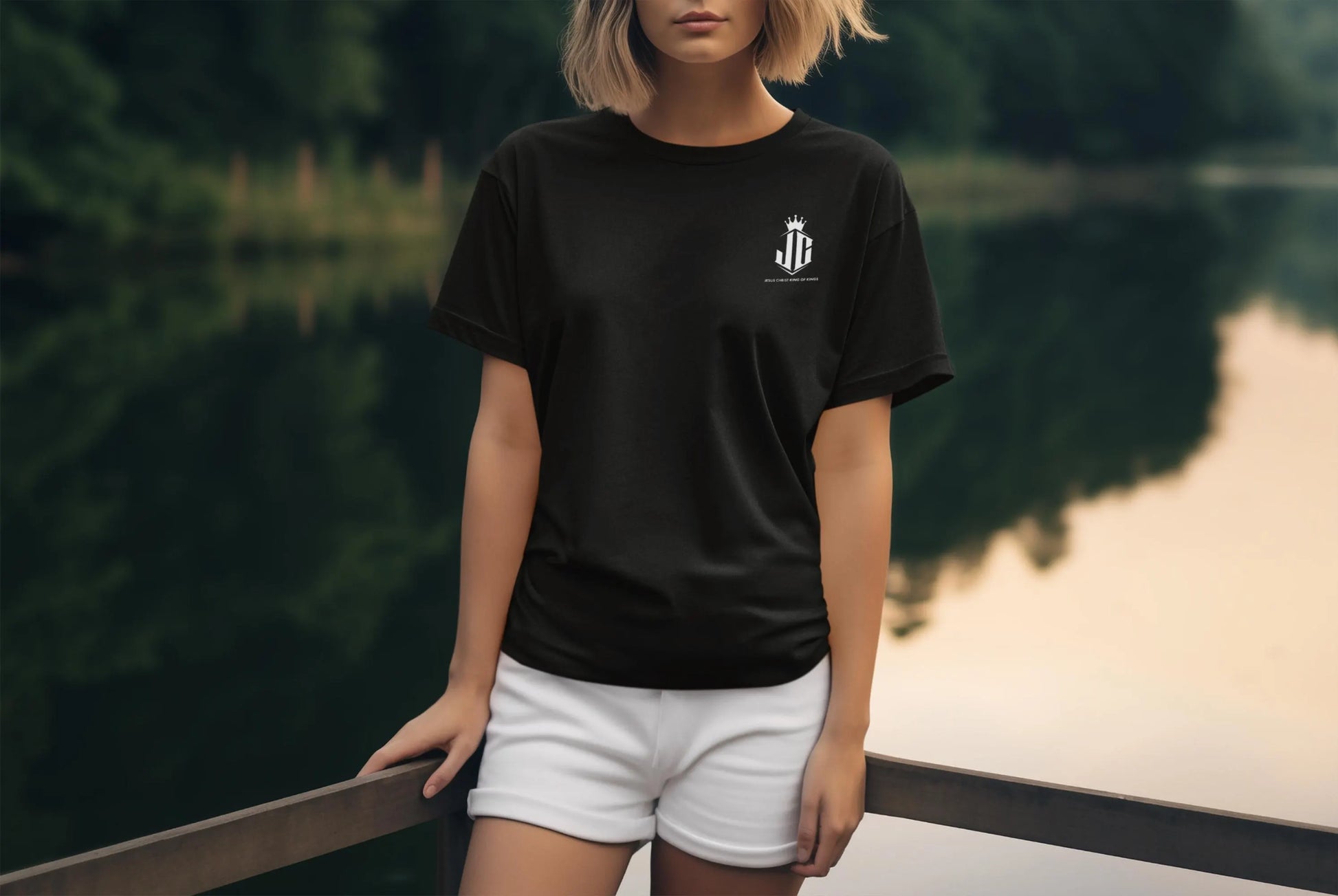 Unisex Faith Tee Christian Apparel Shirt For Men Women Christian Tee For Gift Christian T-shirt JC Logo Tee Jesus Christ Tee Unisex Tee