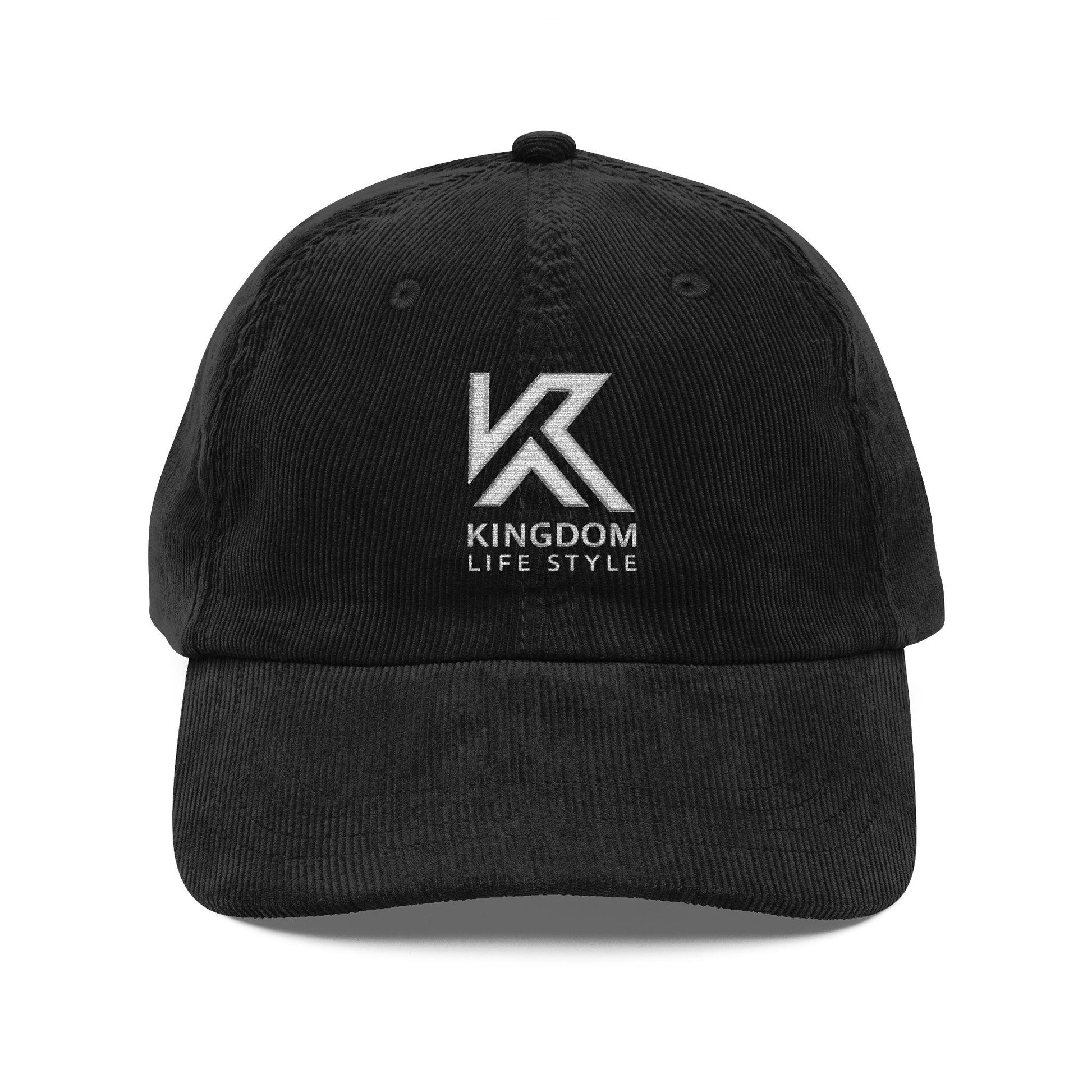 Vintage Corduroy Baseball Cap (Embroidery) Kingdom Lifestyle Graphic Cap For Christian Men Women Baseball Hat Unique Baseball Cap - A Kingdom Lifestyle