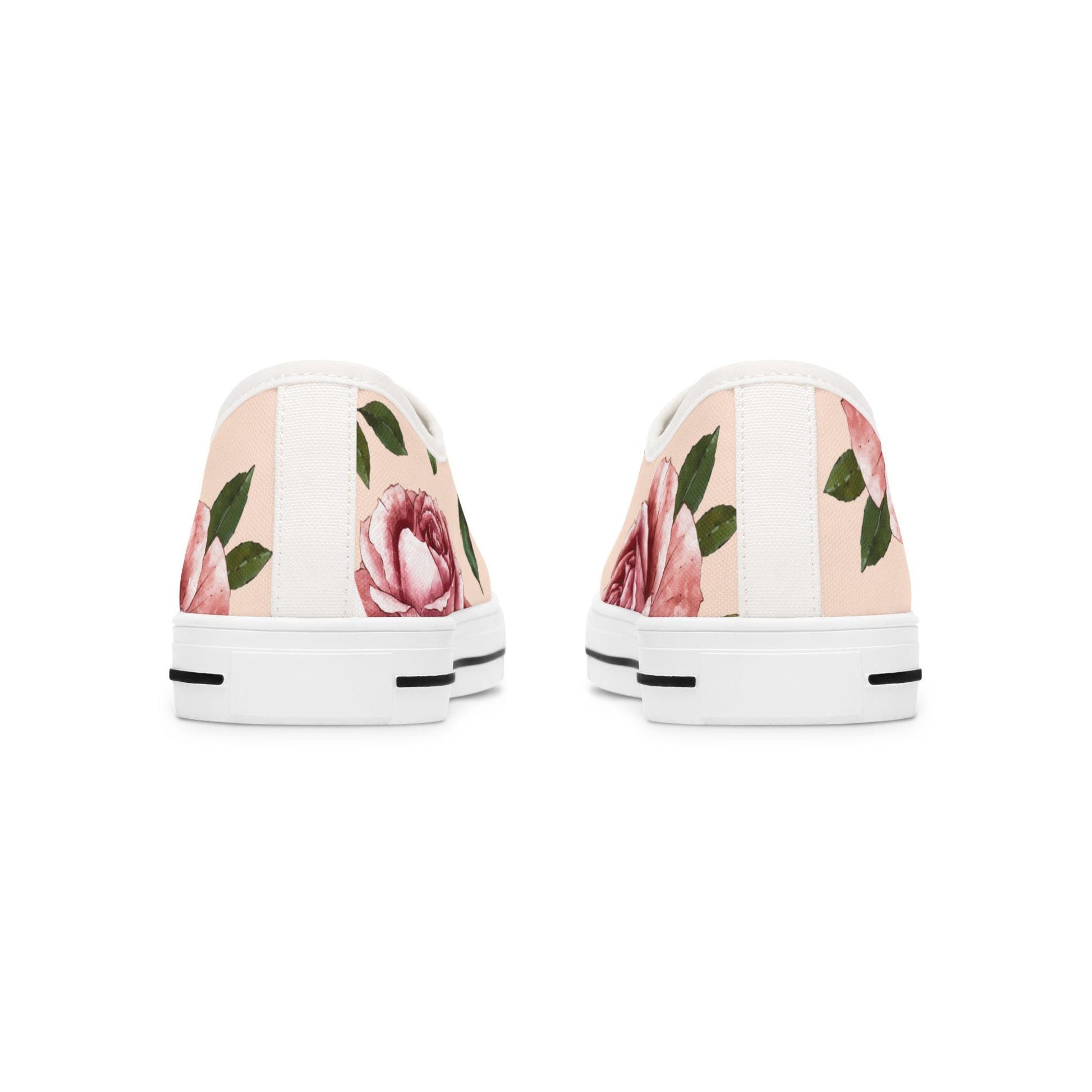 Women's Designer Rose Low Top Sneakers Womens Converse Sneakers Sneakers For Women Low Top Sneakers Canvas Lace Up Girls Ladies Flat. - A Kingdom Lifestyle