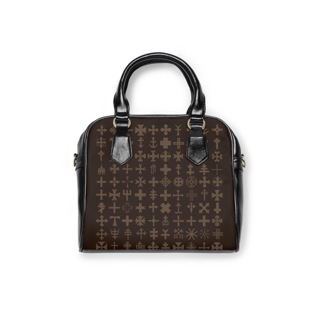 Luxury Brown Cross Shoulder Bag for Women Luxury Cross Pattern Designed Luxury Bag PU Leather Pouch Womens Bag - A Kingdom Lifestyle
