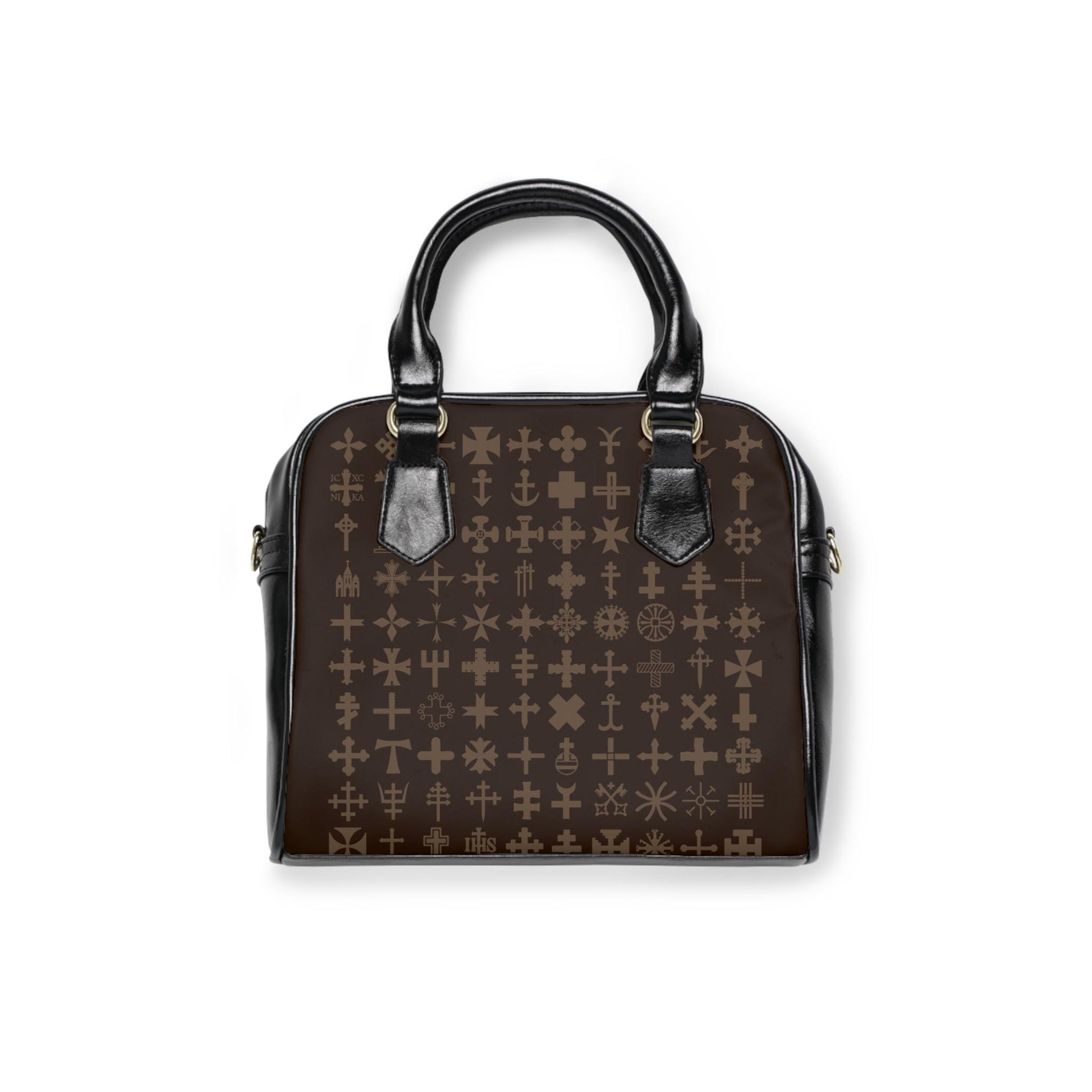 Luxury Brown Cross Shoulder Bag for Women Luxury Cross Pattern Designed Luxury Bag PU Leather Pouch Womens Bag - A Kingdom Lifestyle
