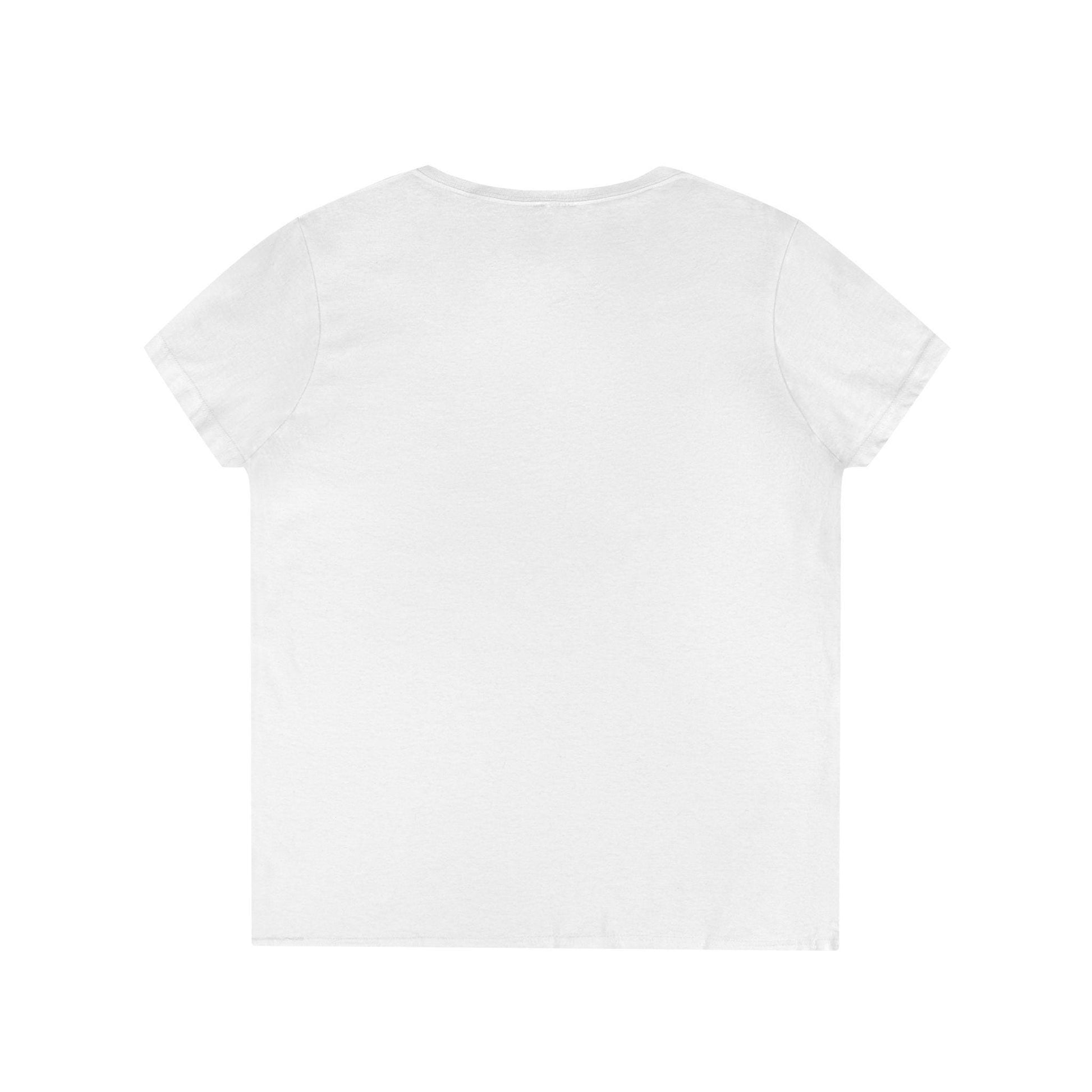 V-Neck T-Shirt For Christian Women Gift Apparel Christian Fashion White Apparel Bible Verse Tee Gift - A Kingdom Lifestyle
