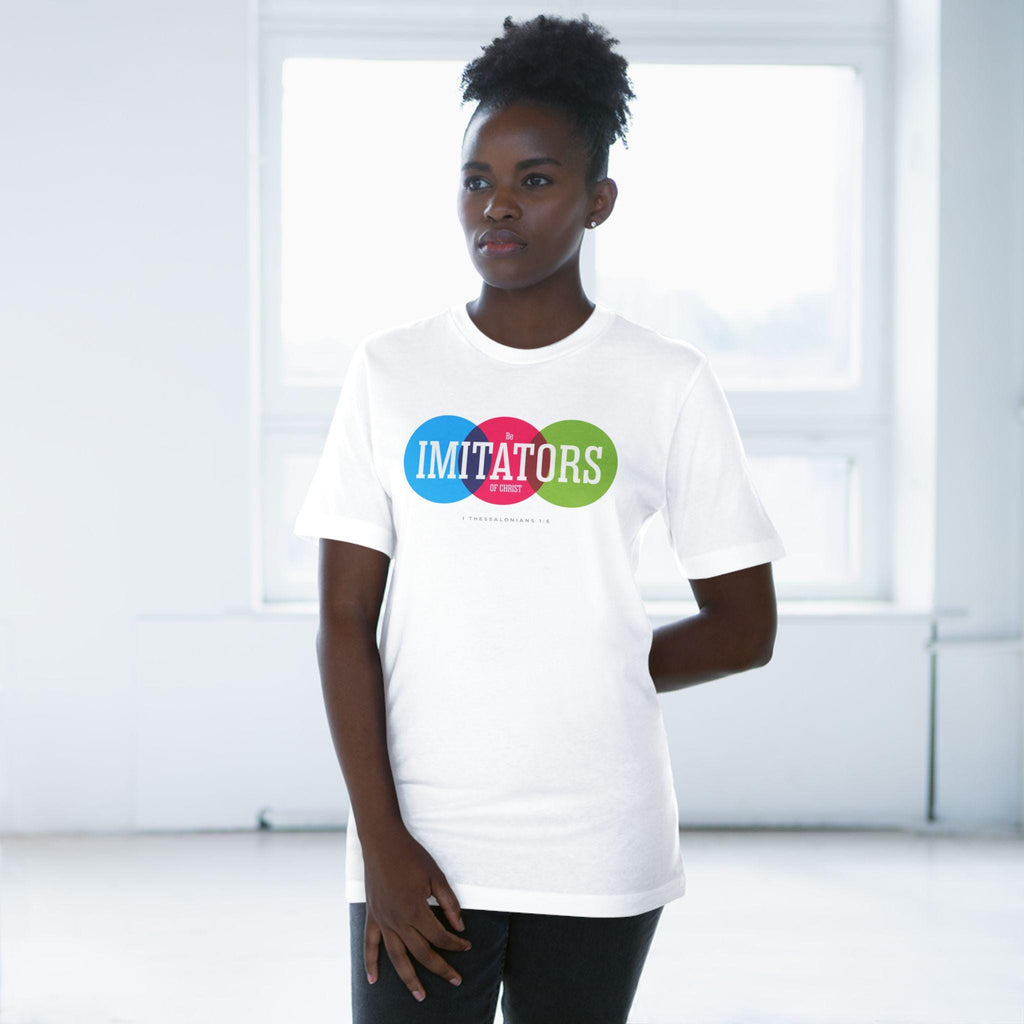 Christian T-Shirt For Christian Men Women Tshirt Christian Apparel Gift Mom Dad Be Immitators Of Christ Graphic Bible Verse Tee - A Kingdom Lifestyle