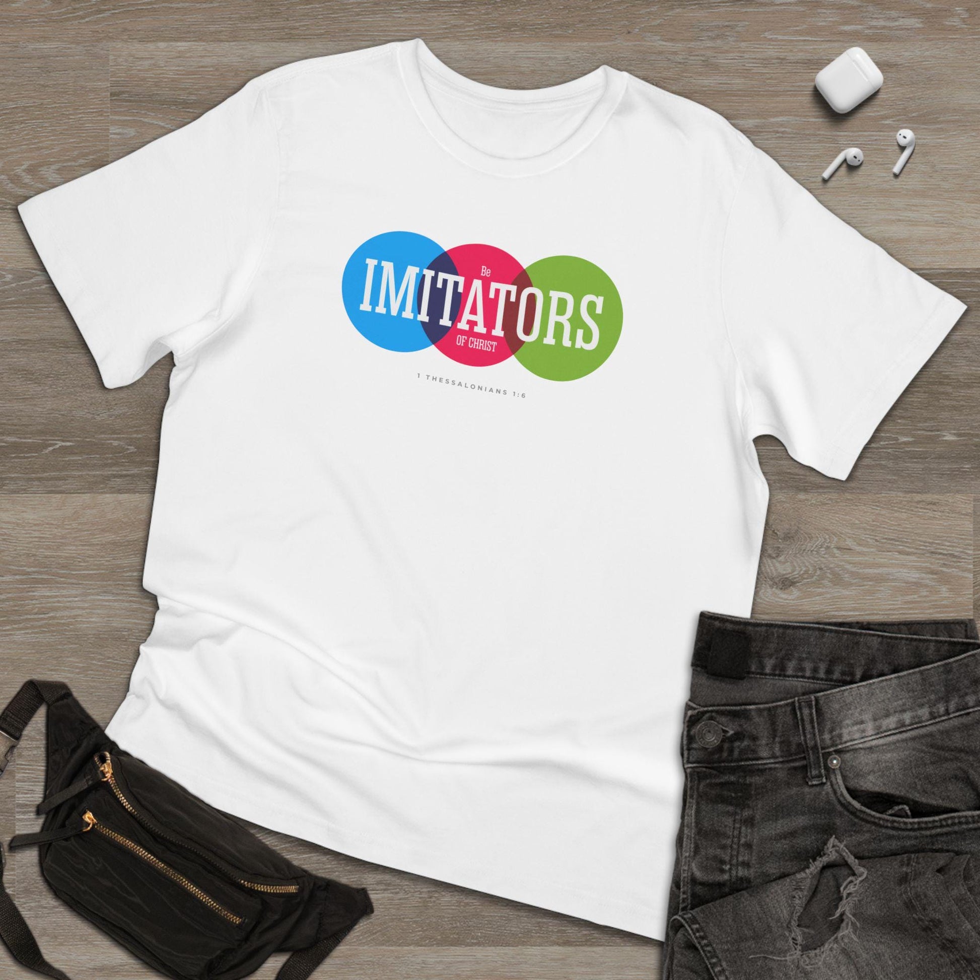 Christian T-Shirt For Christian Men Women Tshirt Christian Apparel Gift Mom Dad Be Immitators Of Christ Graphic Bible Verse Tee - A Kingdom Lifestyle