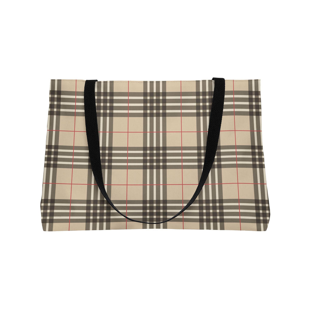 Plaid Weekender Bag Weekender Tote Bag Oversized Bag Lined Beach Tote Lake Trip Bag Travel Great Vacation Spring Break Bag - A Kingdom Lifestyle