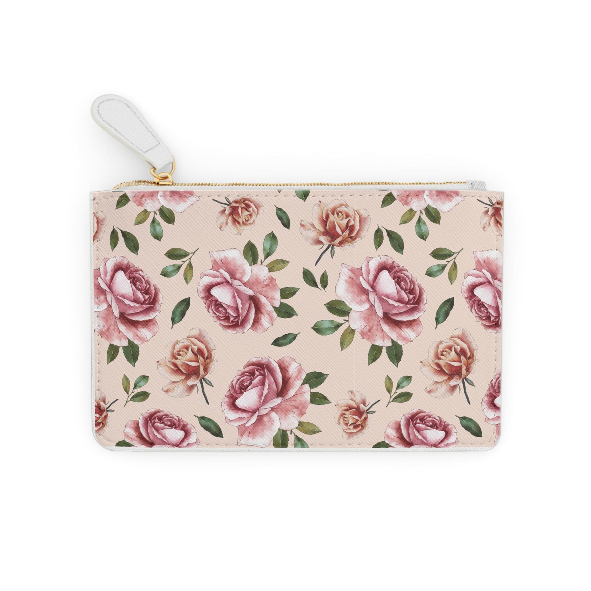 Vintage Mini Clutch Rose Bag For Her Rose Pattern Makeup Bag Makeup Pouch Cosmetic Bag Toiletry Bag Coin Purse Gift for Her Best Friend Gift - A Kingdom Lifestyle