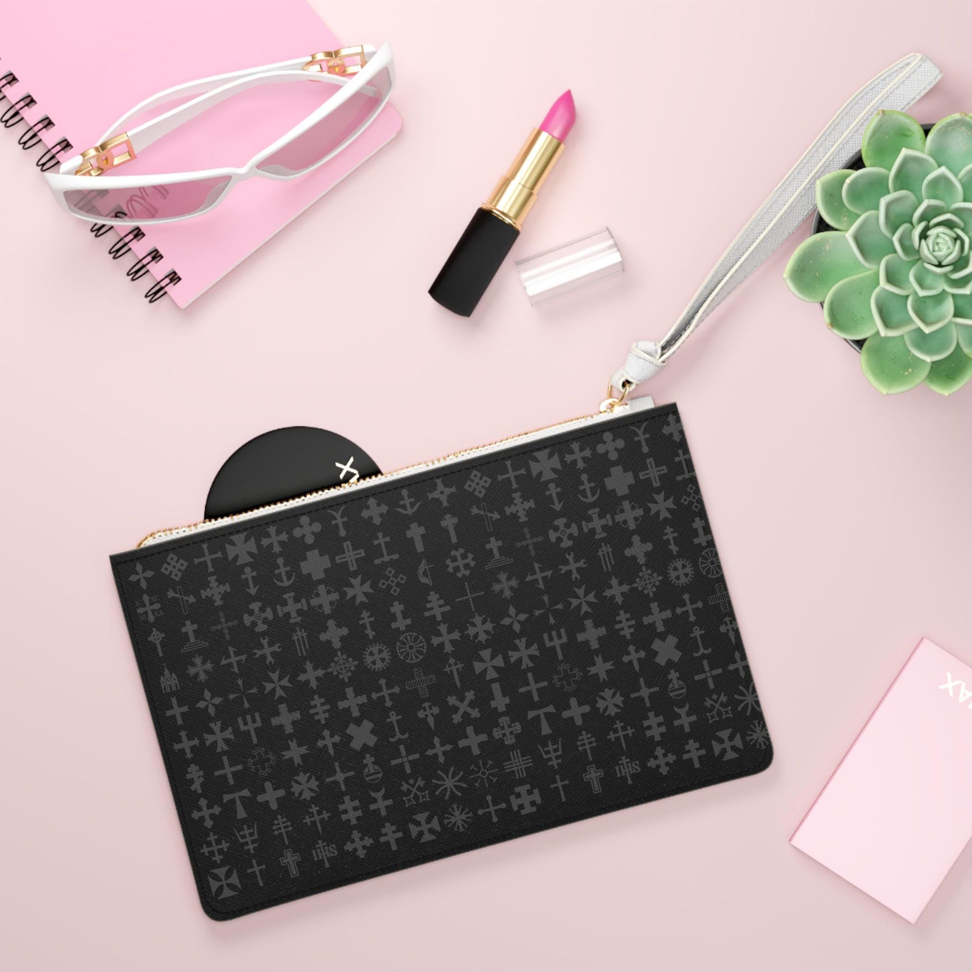 Chic Geometric Clutch Bag, Elegant Accessories, Black Tote, Fashion Must-Have, Perfect Gift for Her, Stylish Evening Bag For Any Occasion! - A Kingdom Lifestyle